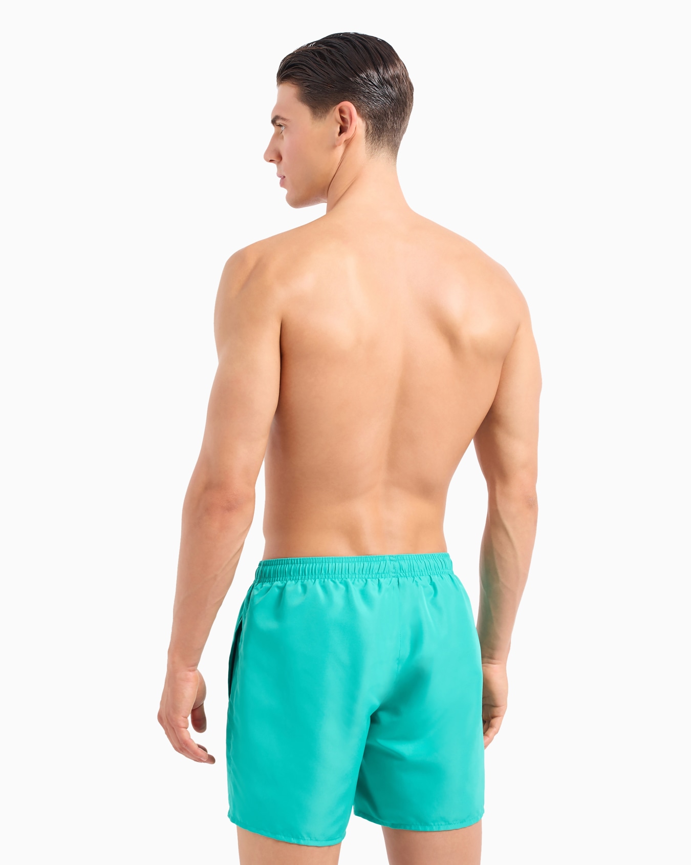 Swim trunks with logo Slide 2