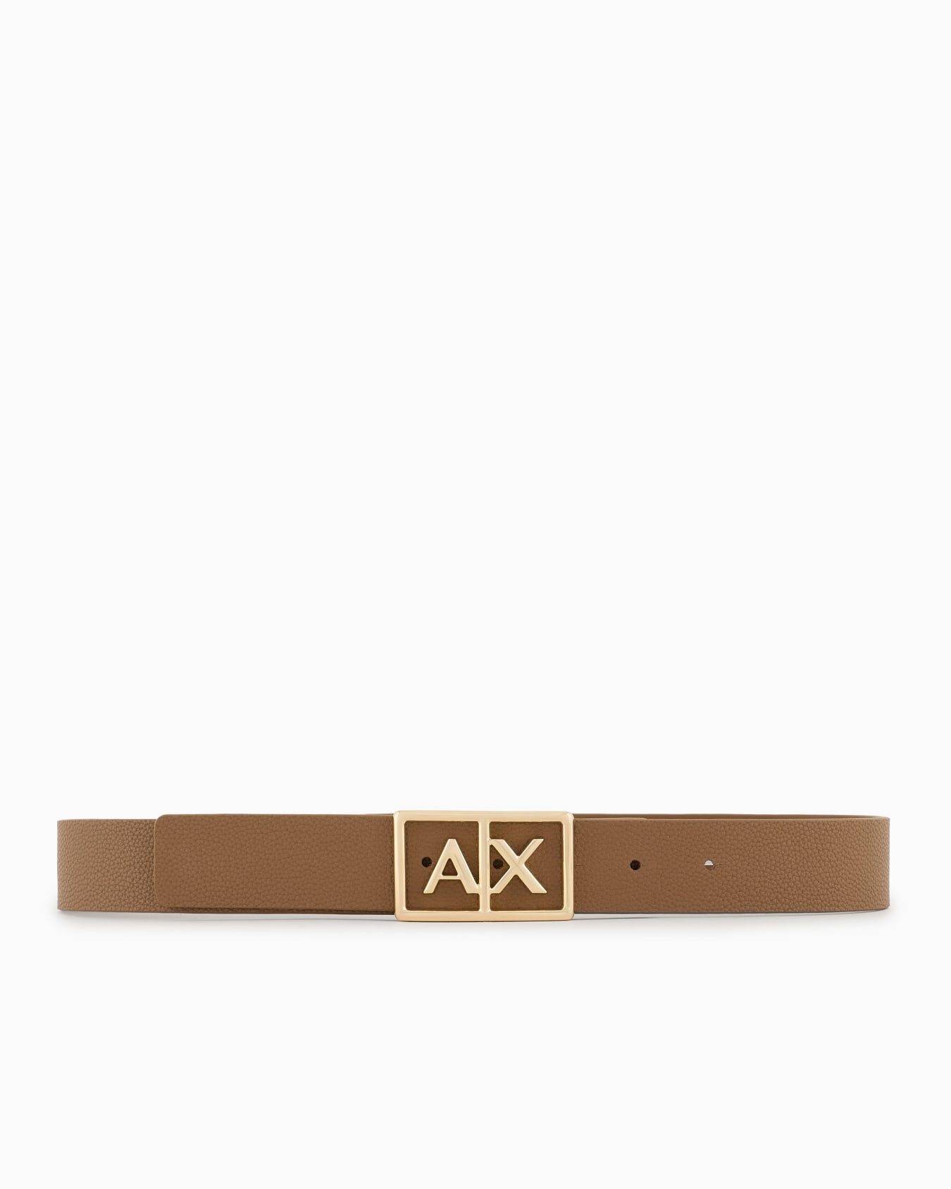 Belt with maxi gold logo Slide 2