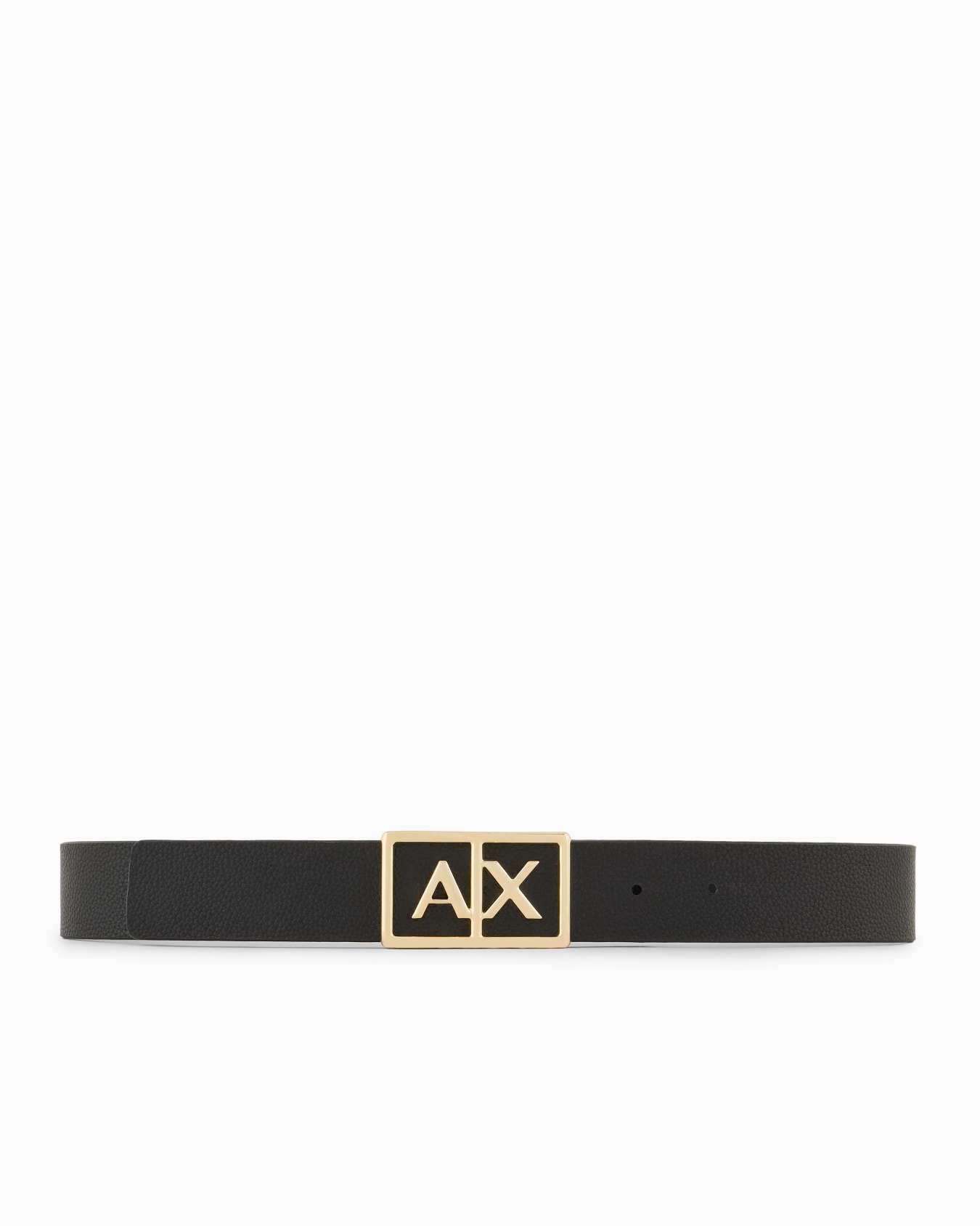 Belt with maxi gold logo Slide 2