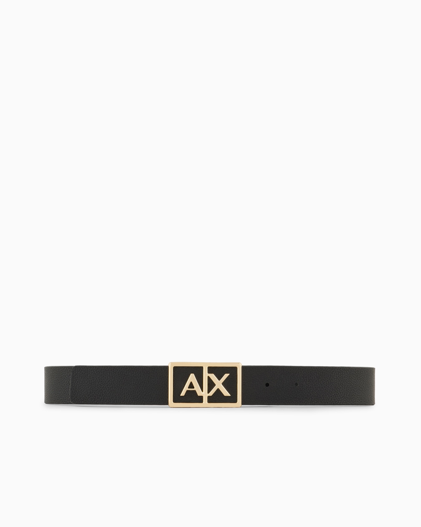Belt with maxi gold logo Slide 2