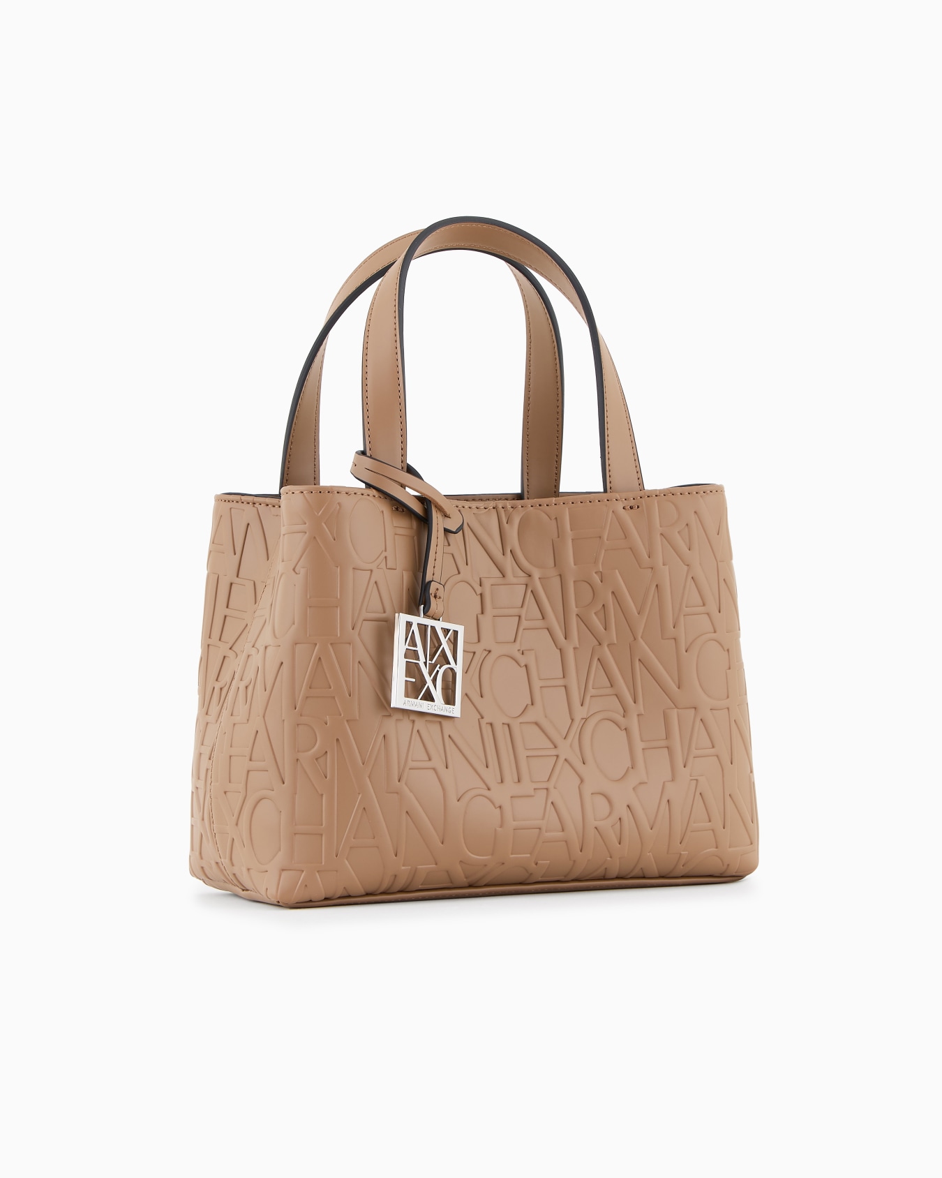 Kleiner Shopper mit Tragegriffen und Schultergurt Folie 1