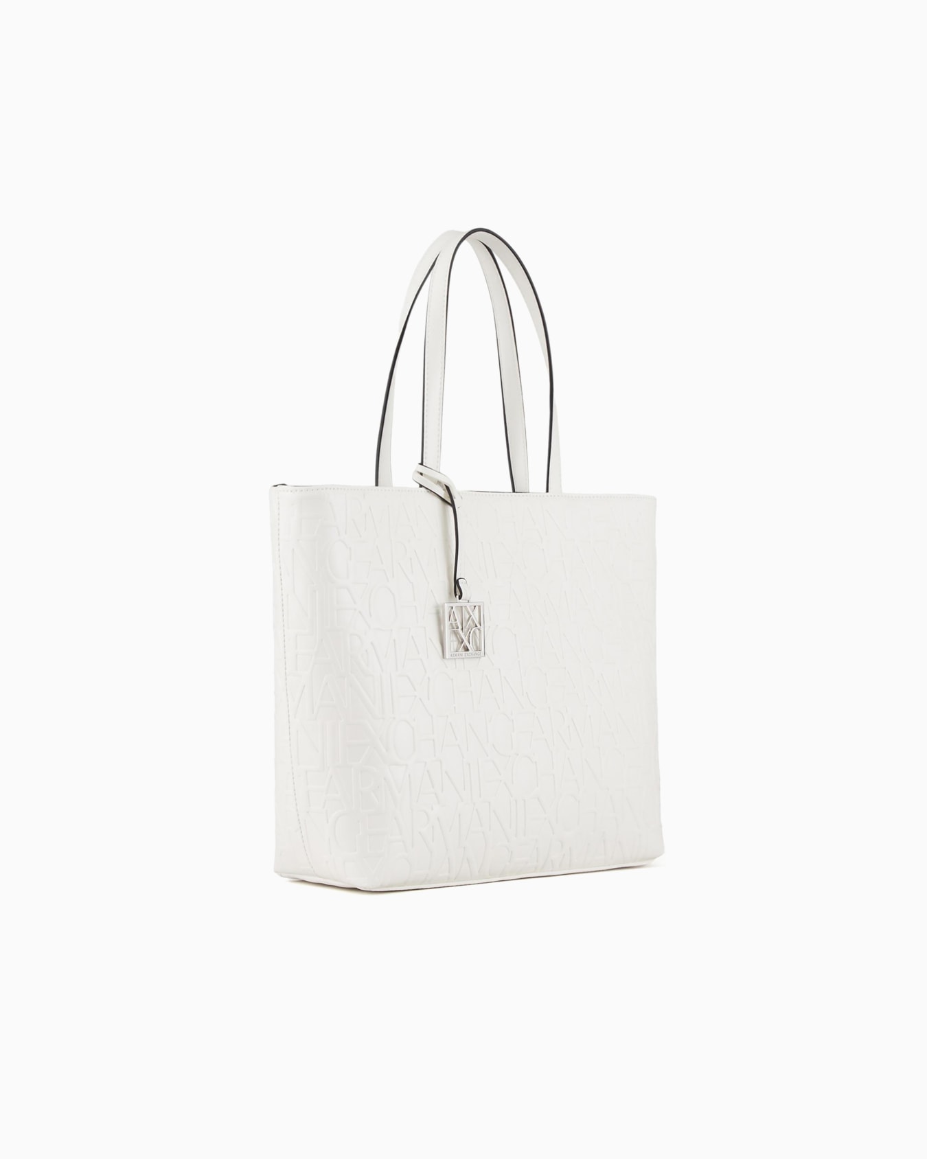 Shopper with all-over embossed logo Slide 1