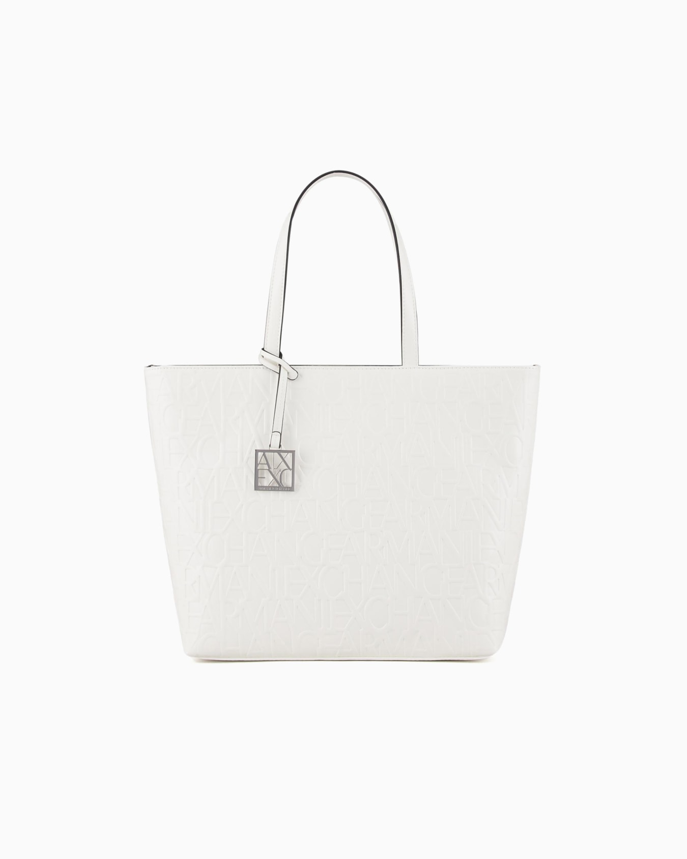 Shopper with all-over embossed logo Slide 0