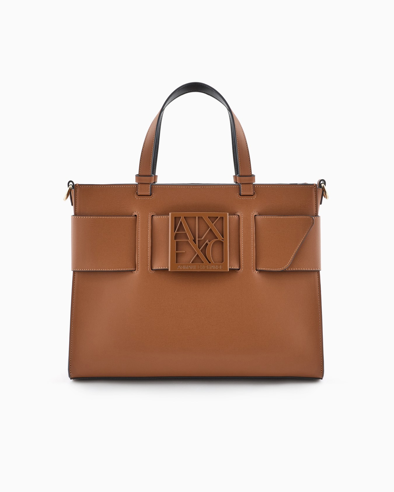 Large tote bag with double handles and shoulder strap Slide 0