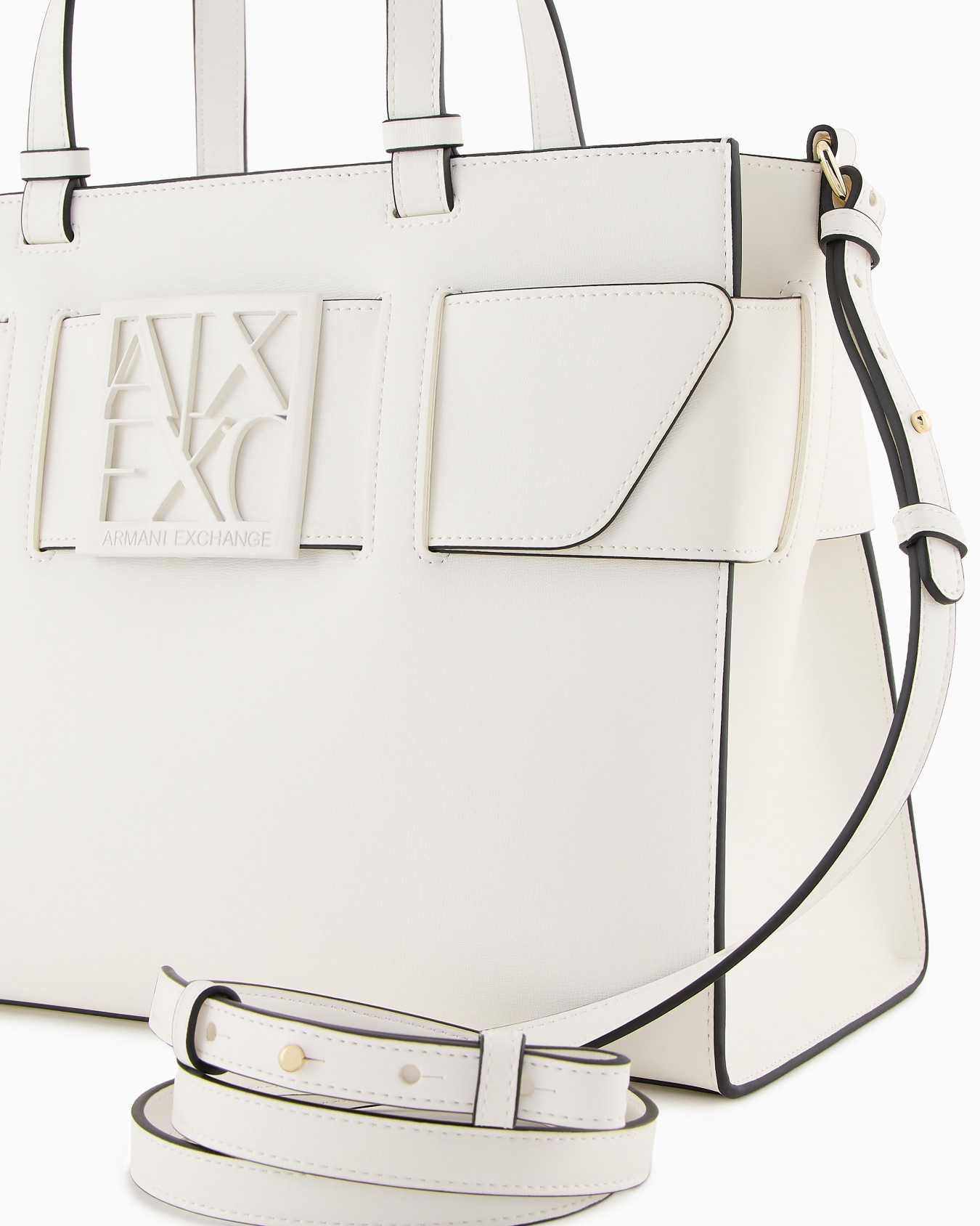 Large tote bag with double handles and shoulder strap Slide 4