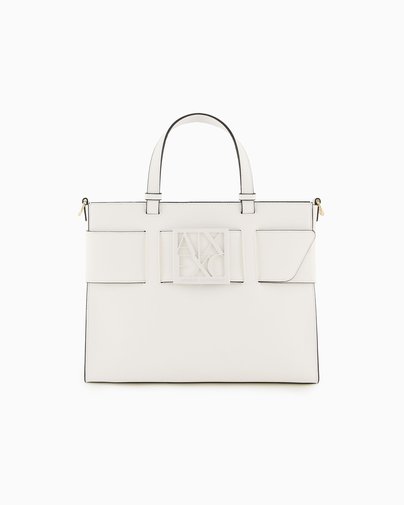 Large tote bag with double handles and shoulder strap Slide 0