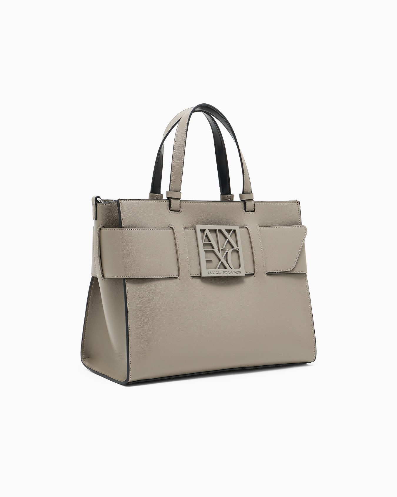 Large tote bag with double handles and shoulder strap Slide 1