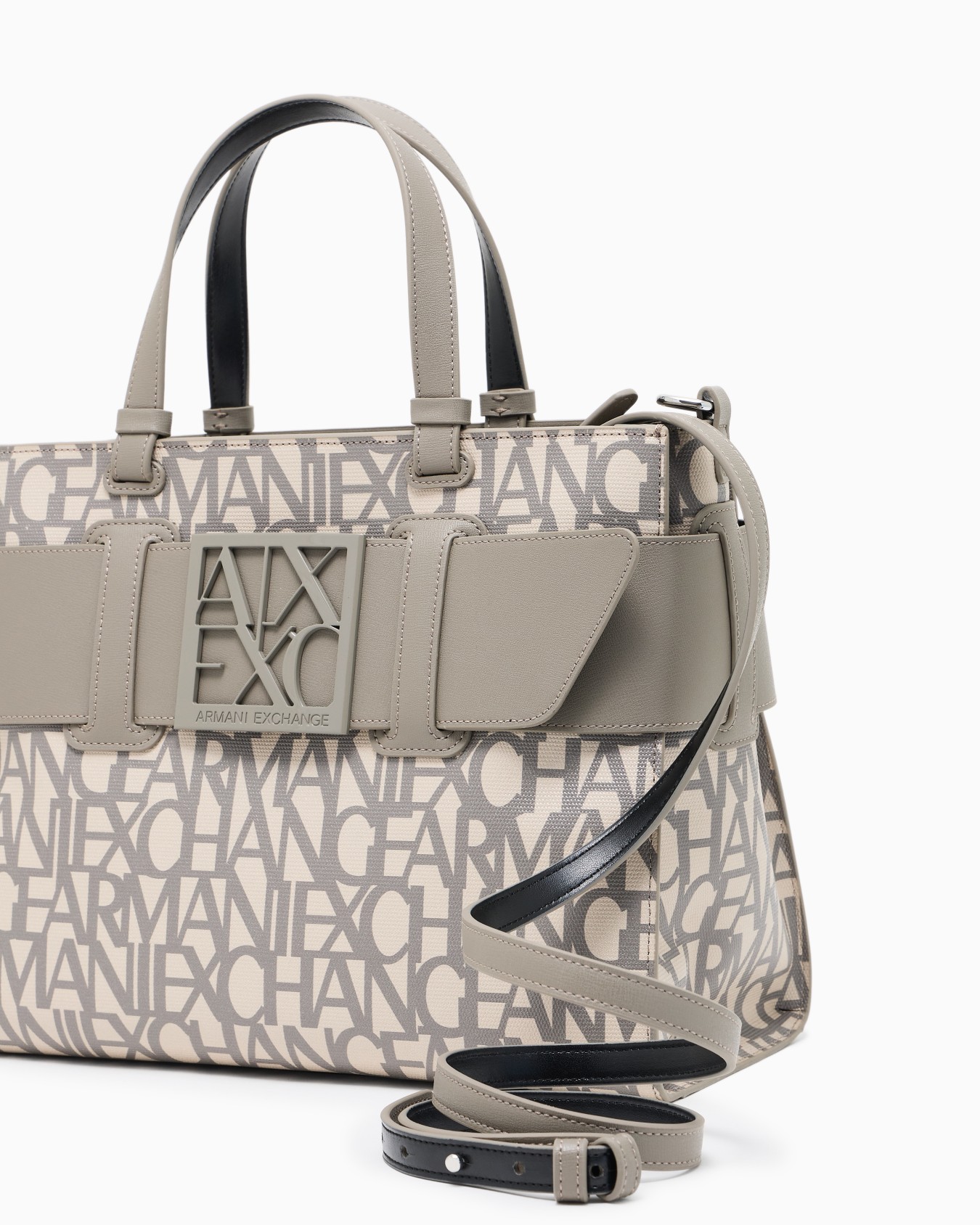 Bolso tote grande con doble asa y bandolera Diapositiva 4