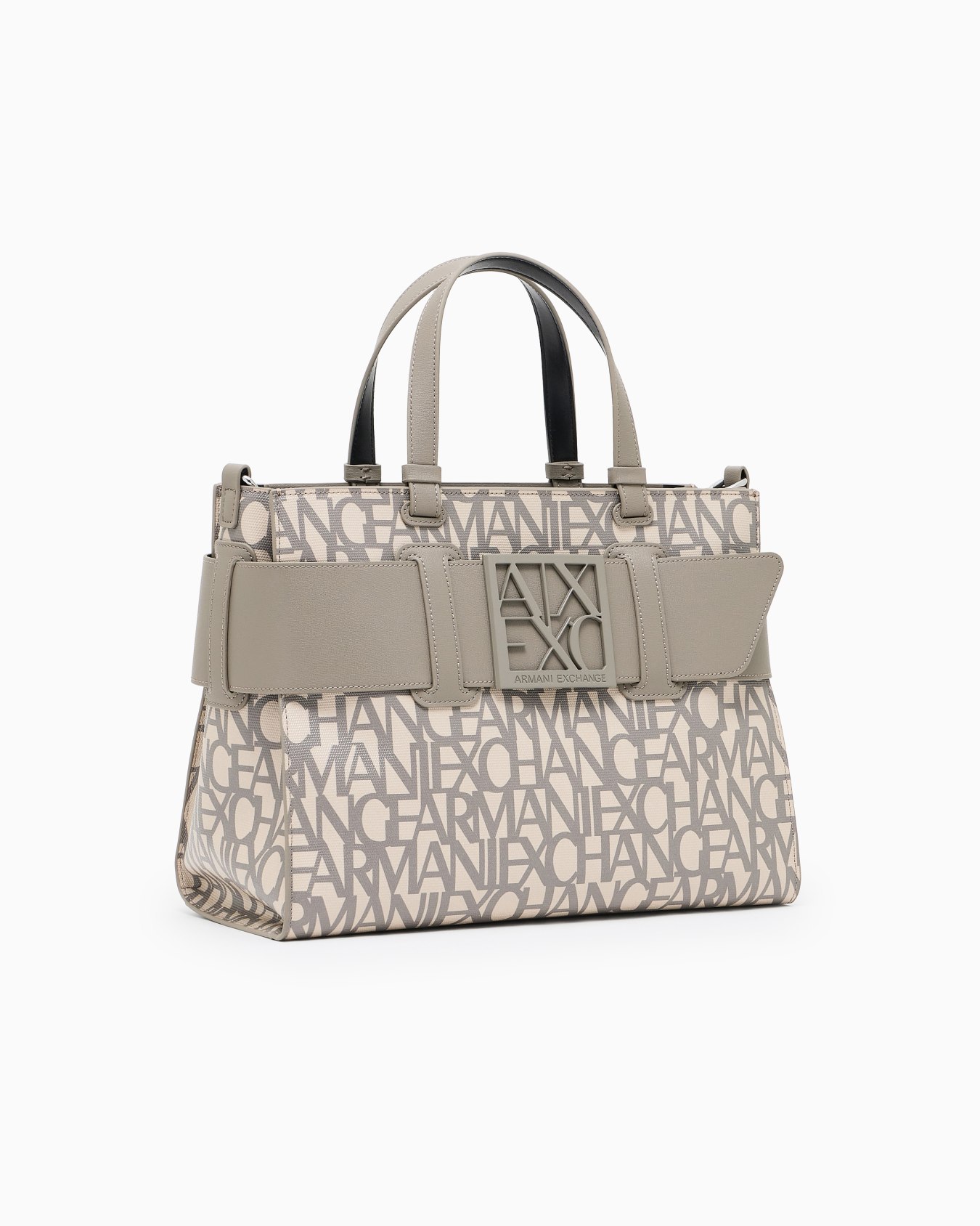 Bolso tote grande con doble asa y bandolera Diapositiva 1