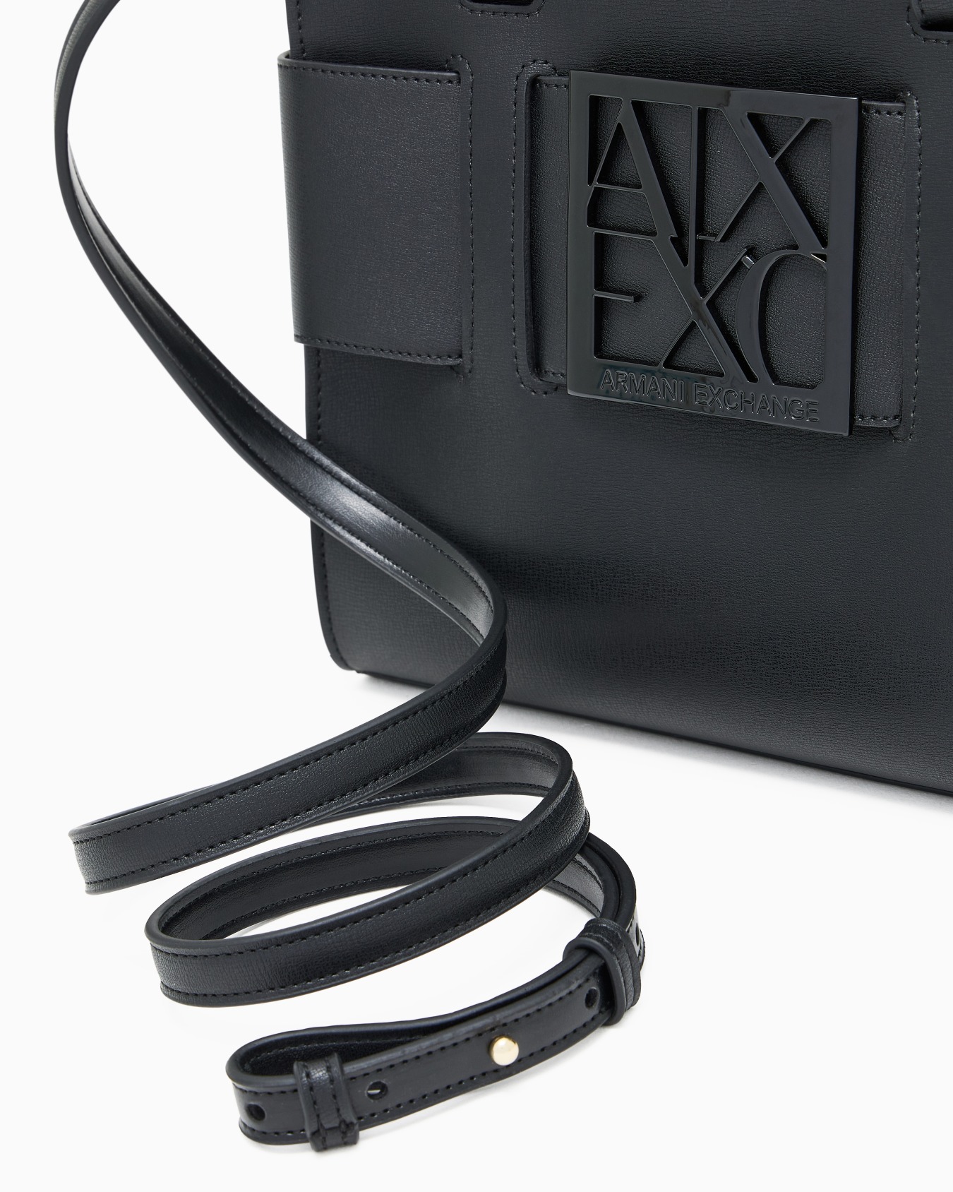 Medium tote bag with double handles and shoulder strap Slide 4