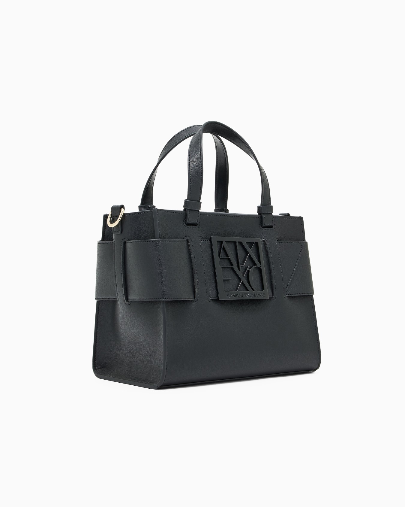 Medium tote bag with double handles and shoulder strap Slide 1