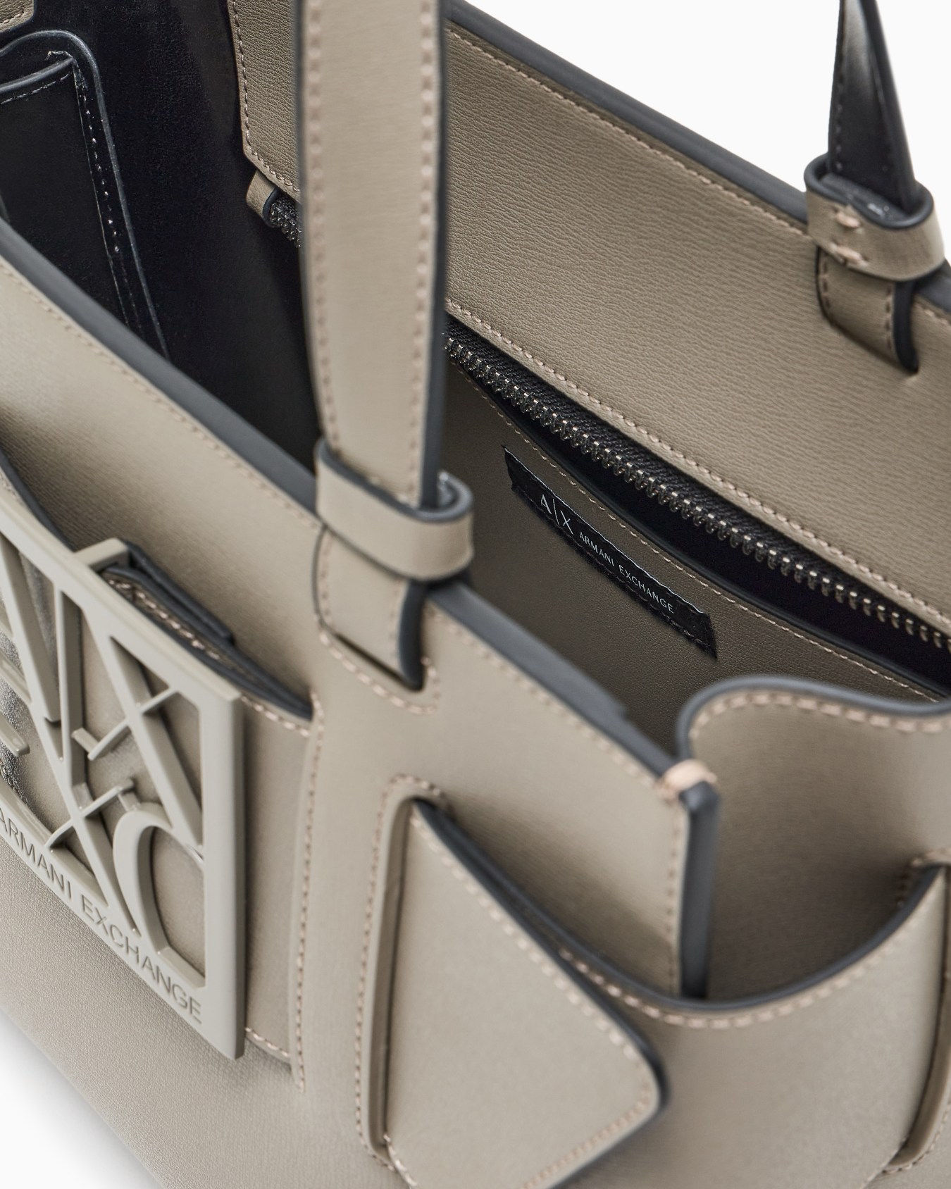 Tote bag media con doppi manici e tracolla Slide 3