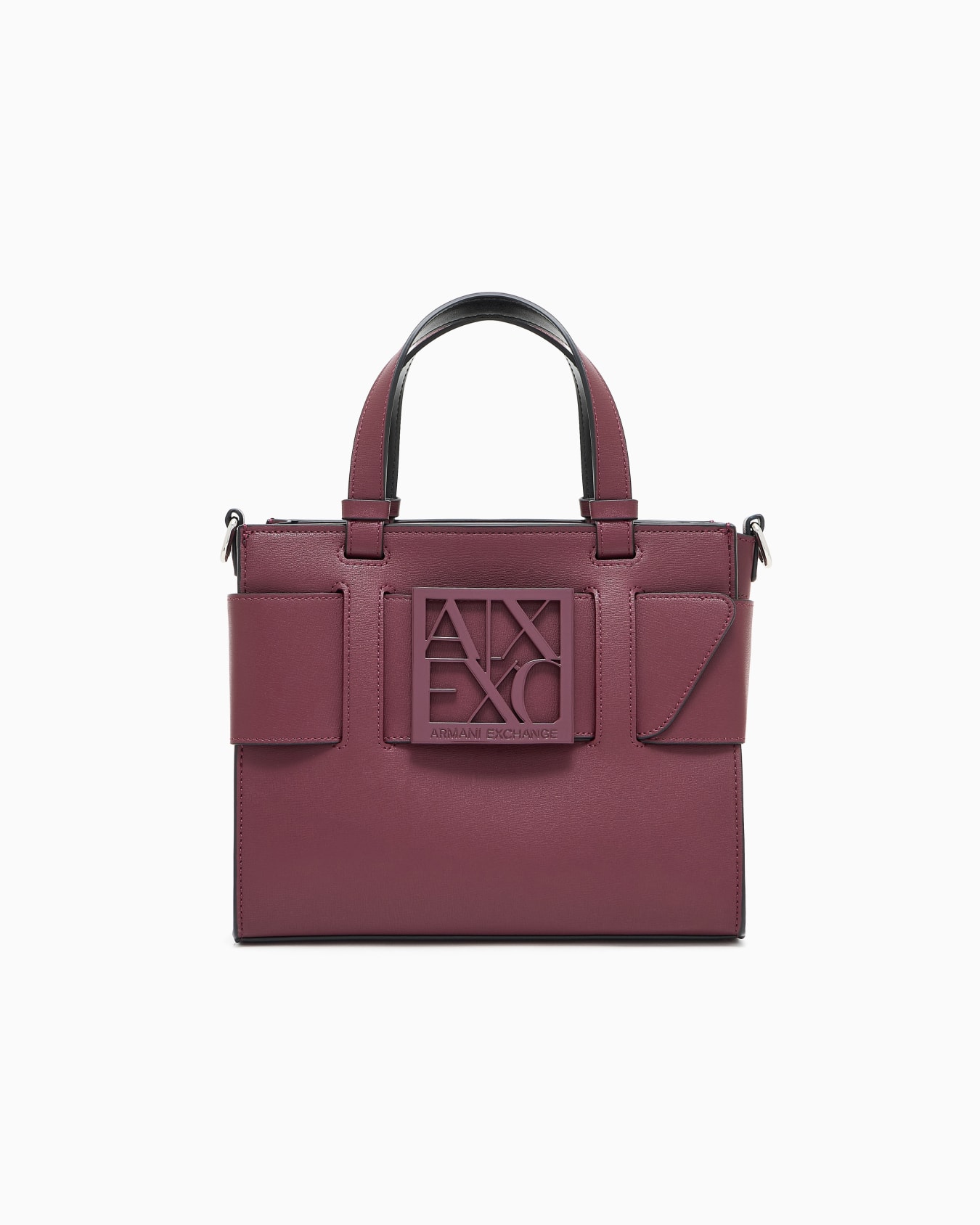 Medium tote bag with double handles and shoulder strap Slide 0