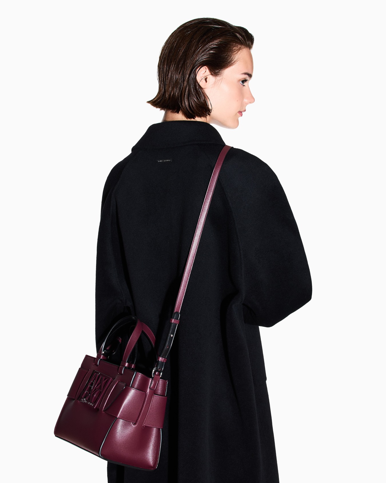 Sac cabas moyen avec doubles poignées et bandoulière Diapositive 6