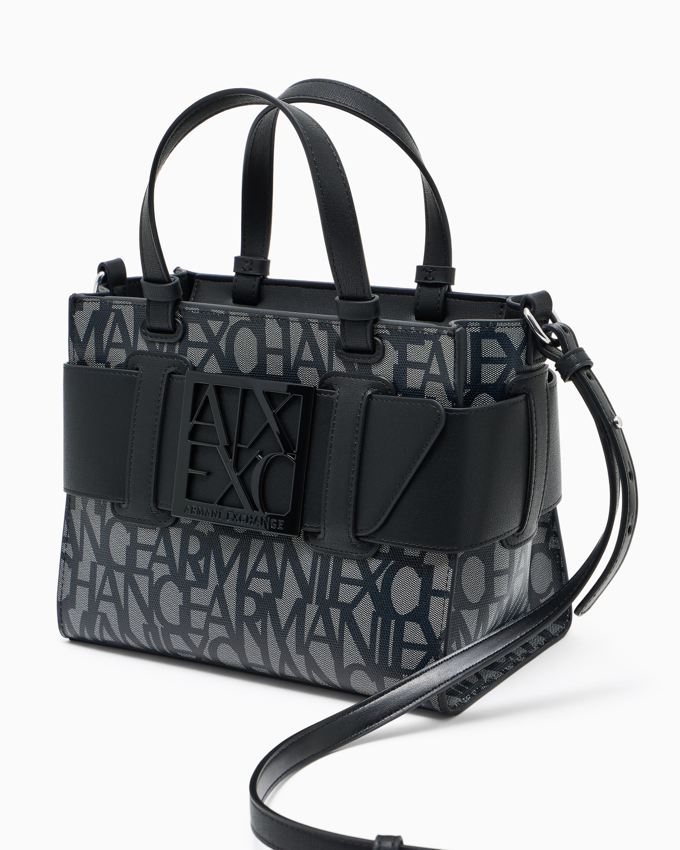Medium tote bag with contrasting detail Slide 4