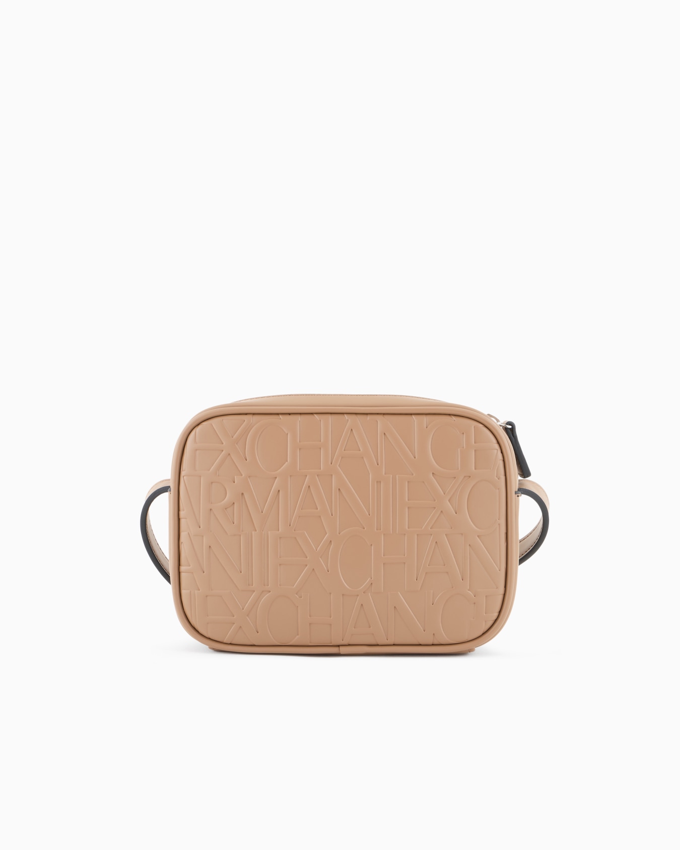Shoulder bag with allover logo pattern front Slide 2