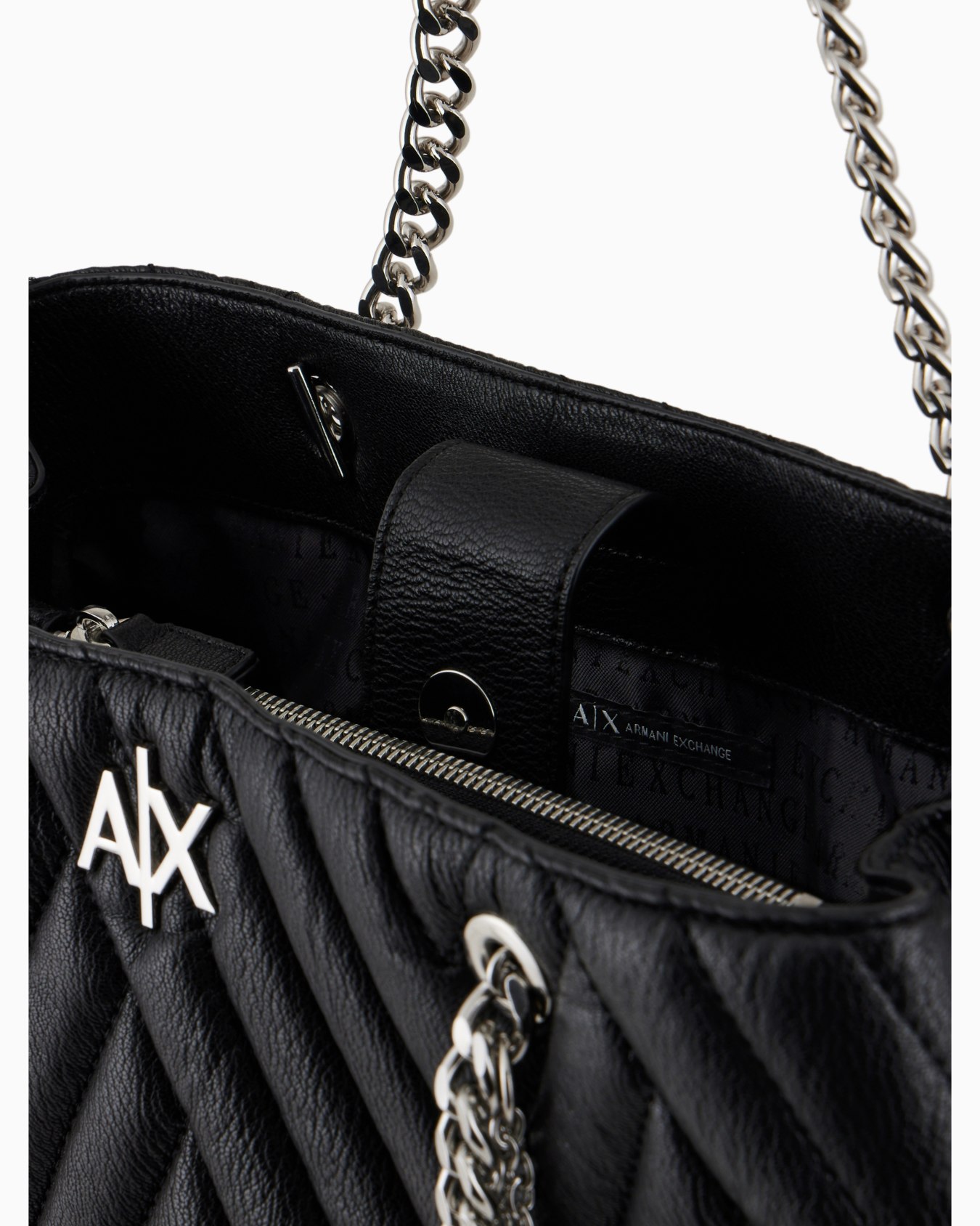 Tote bag with contrasting inserts and maxi logo Diapositiva 3