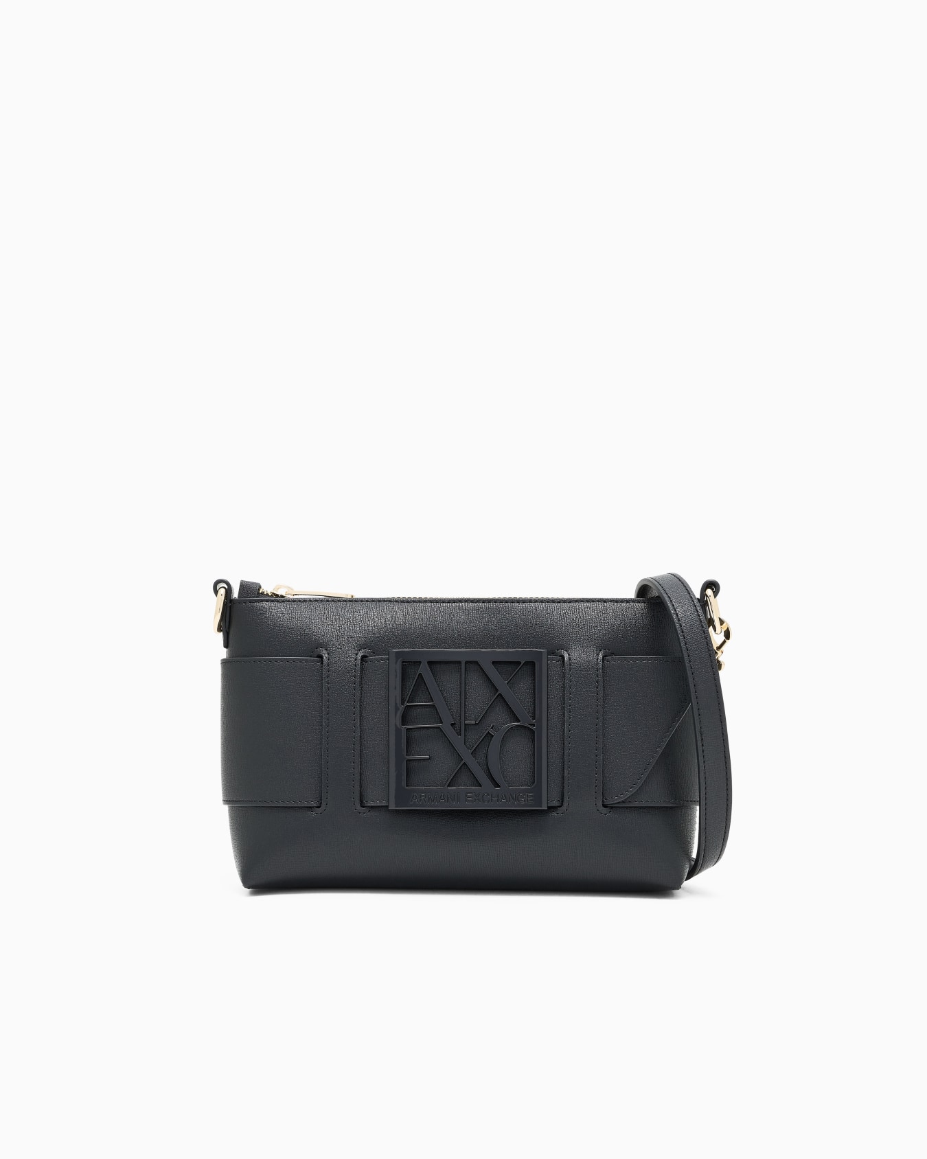  Sac porté épaule color block avec maxi logo Diapositive 0