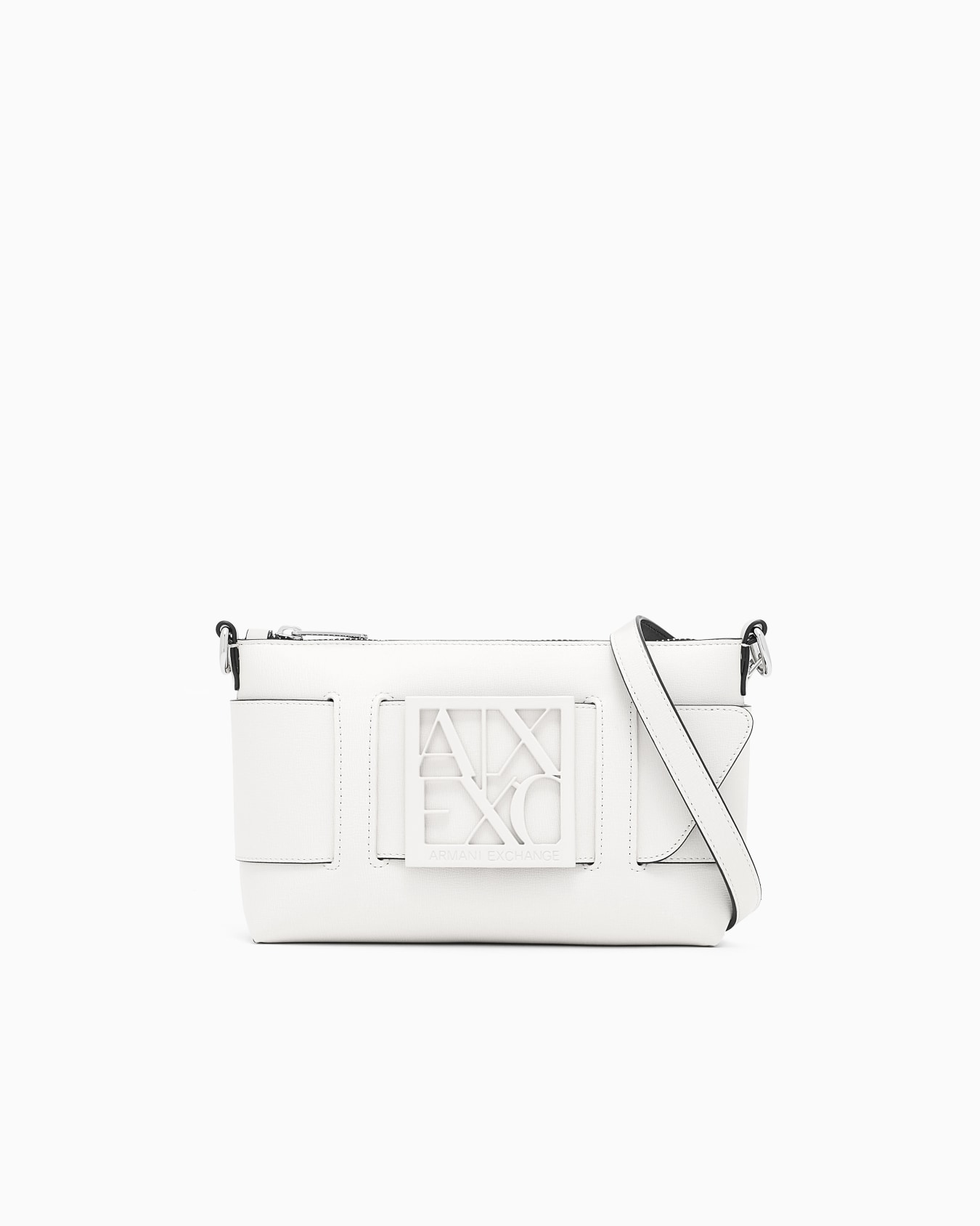  Color block shoulder bag with maxi logo Slide 0