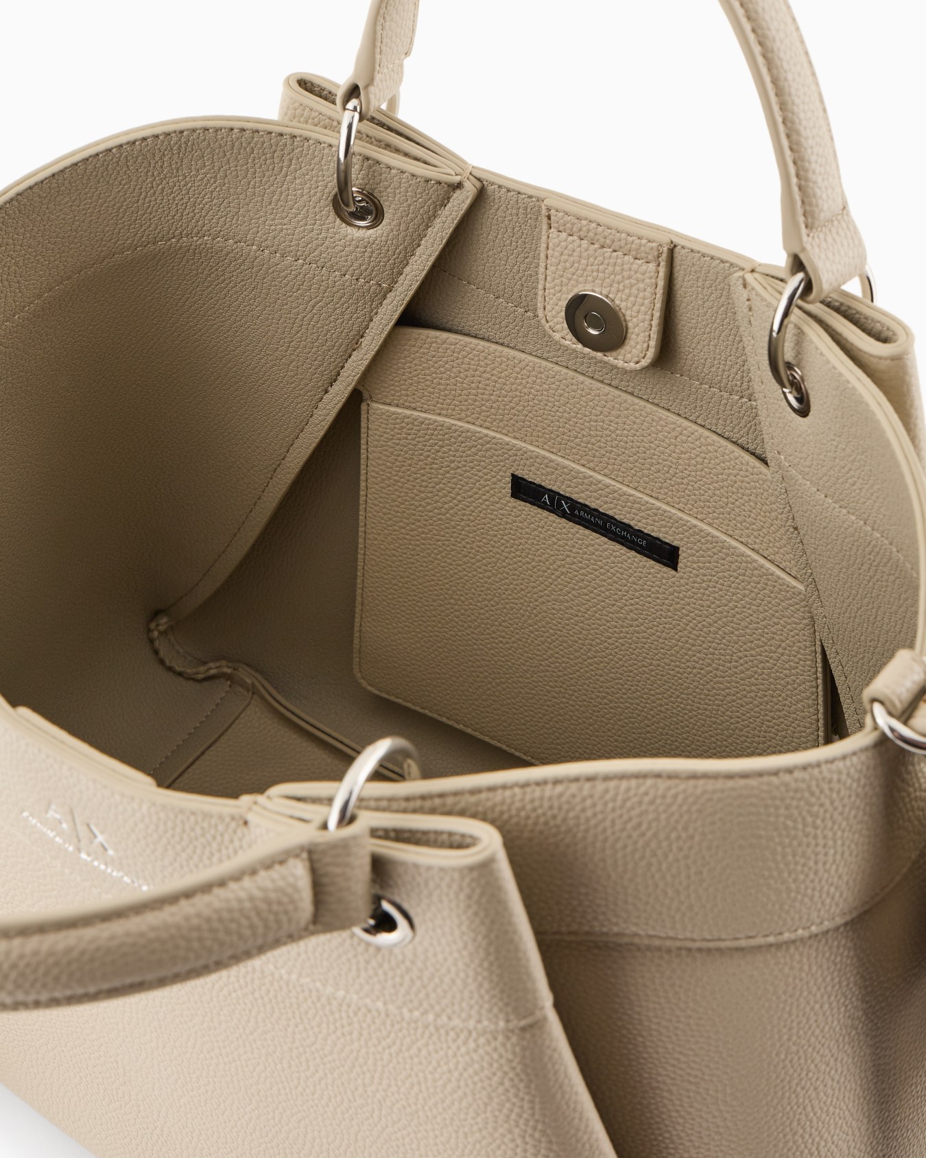 Large shaped shopper bag with double handles Slide 3