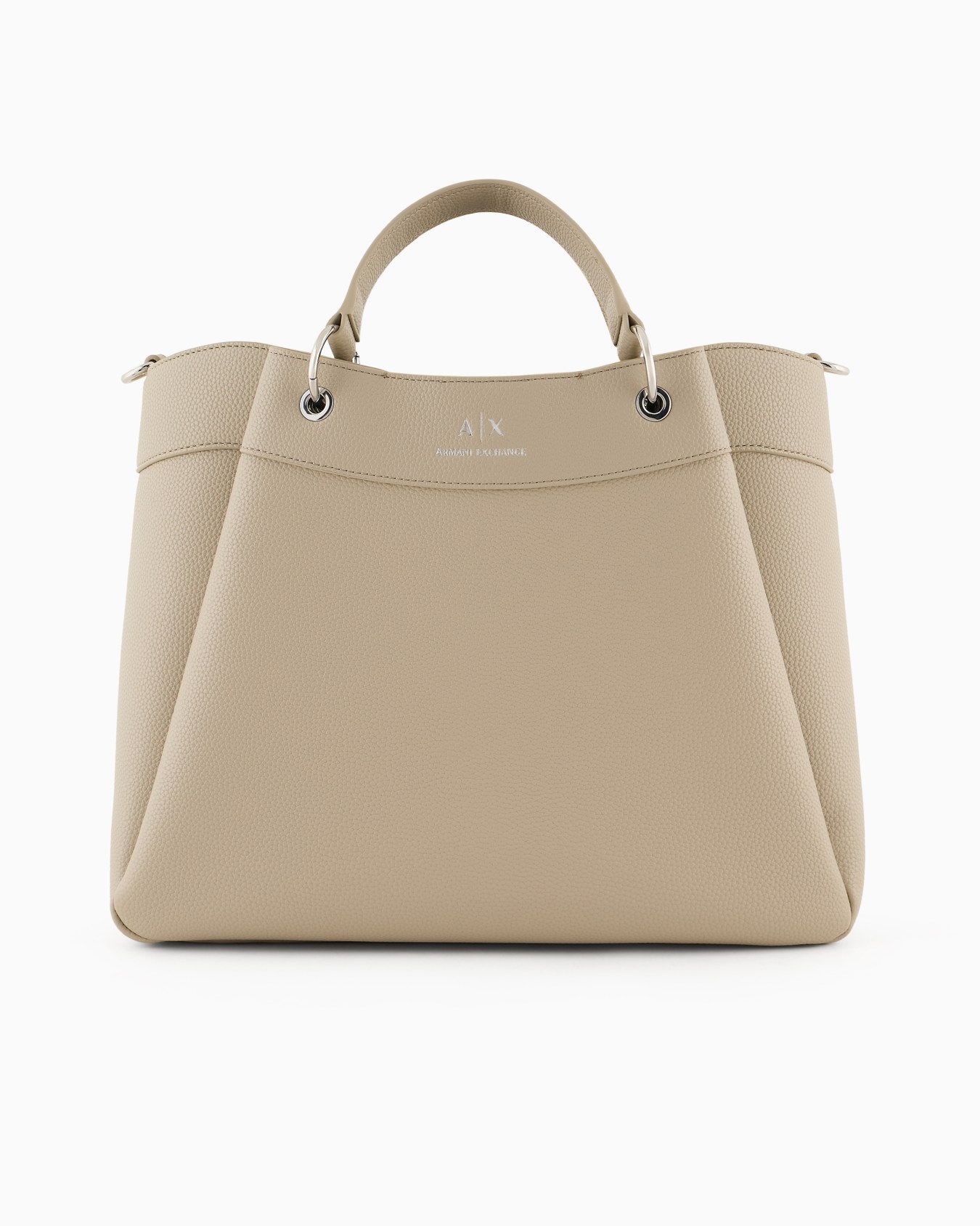 Large shaped shopper bag with double handles Slide 0