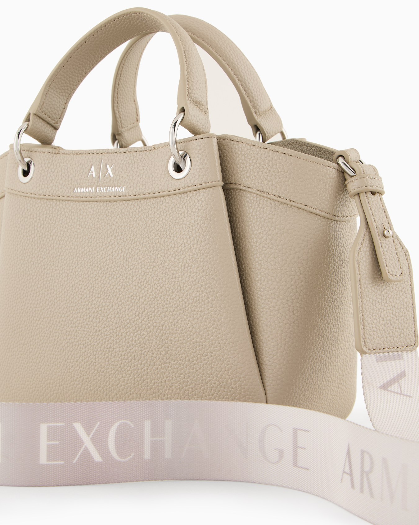 Small shaped shopper bag with double handles Slide 4