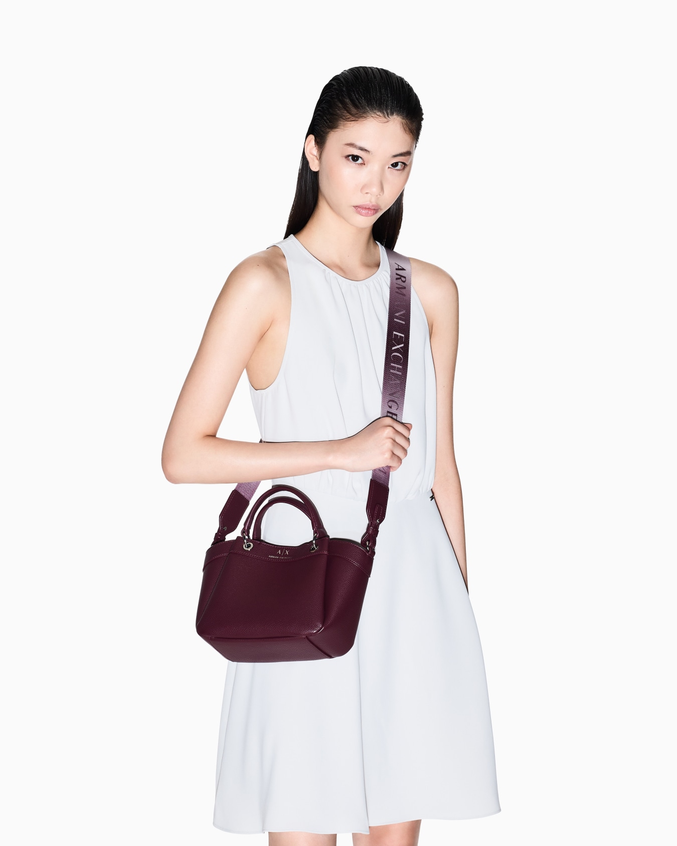 Small handbag with degradè shoulder strap Slide 5