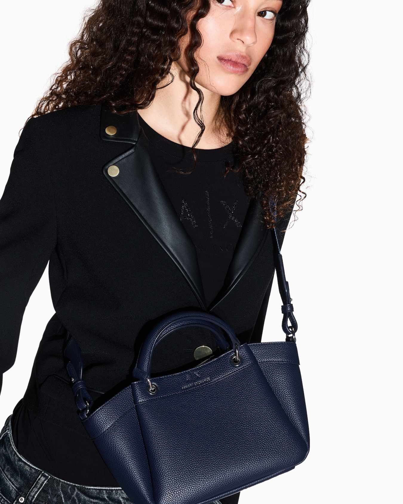 Small handbag with degradè shoulder strap Slide 6