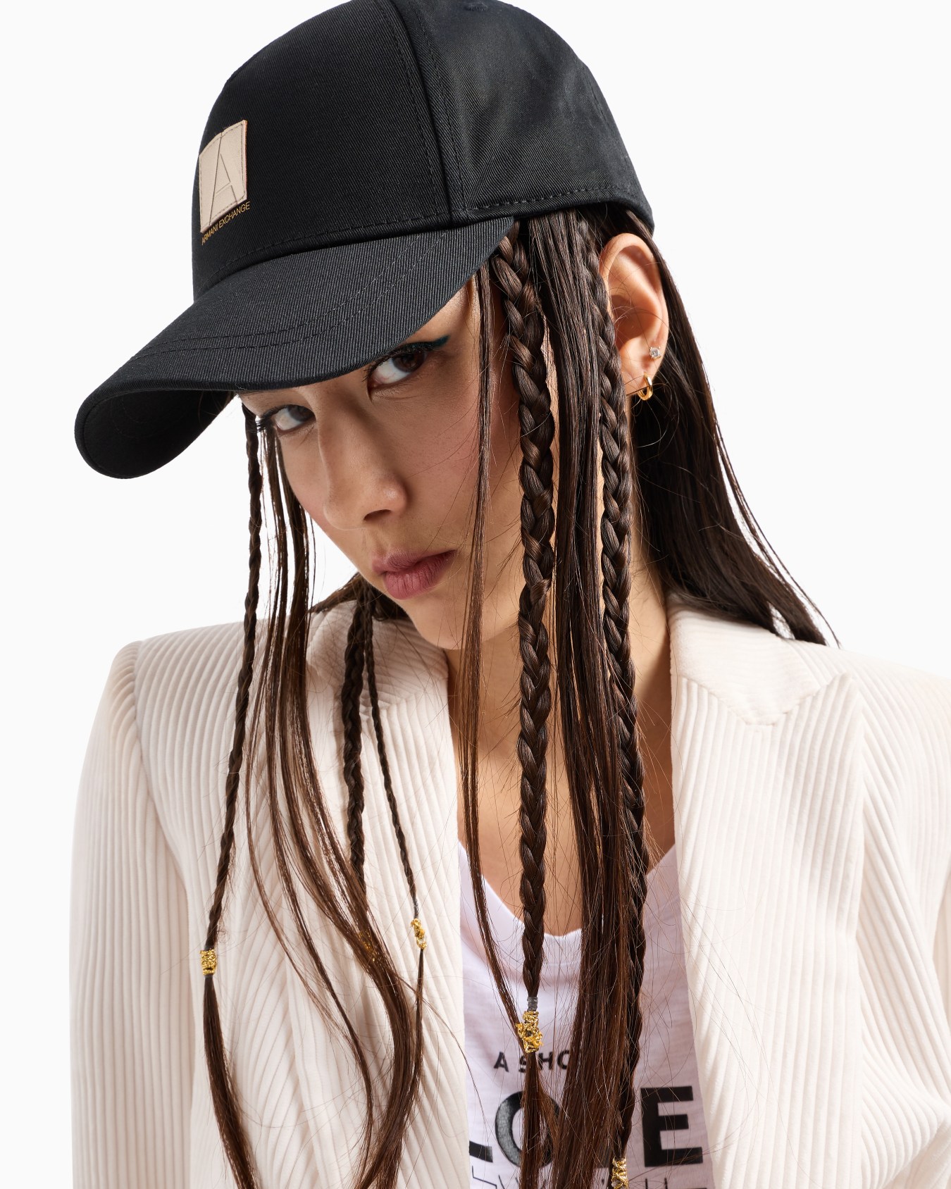  material visor cap with logo Slide 2