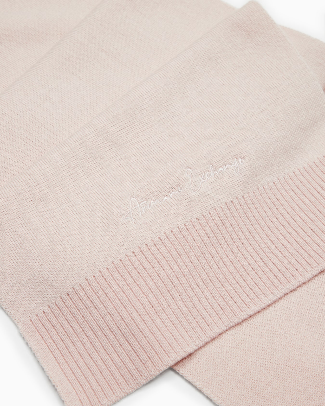 Scarf with embroidered logo Slide 1
