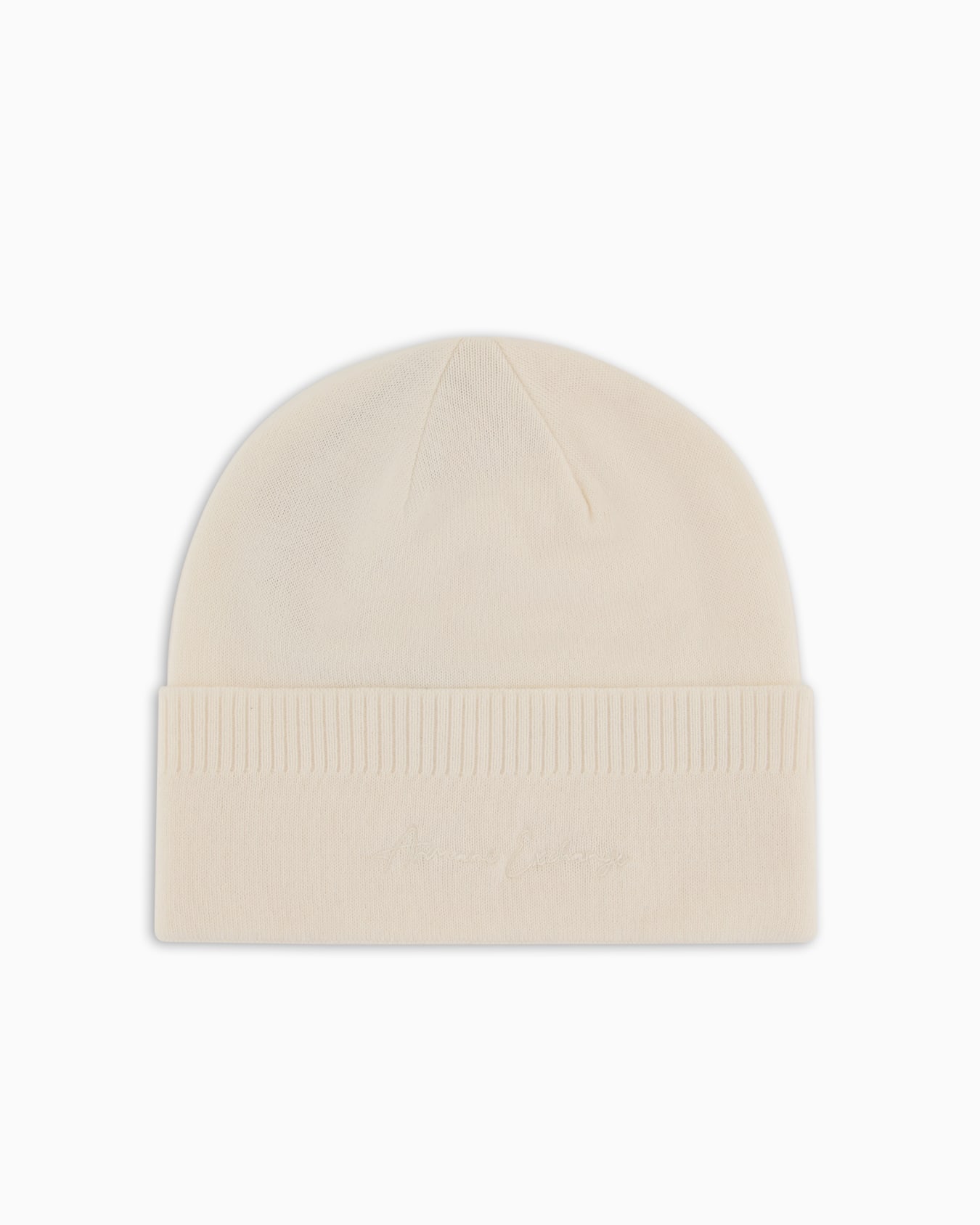 Gorro de mezcla de lana con bordado Diapositiva 0