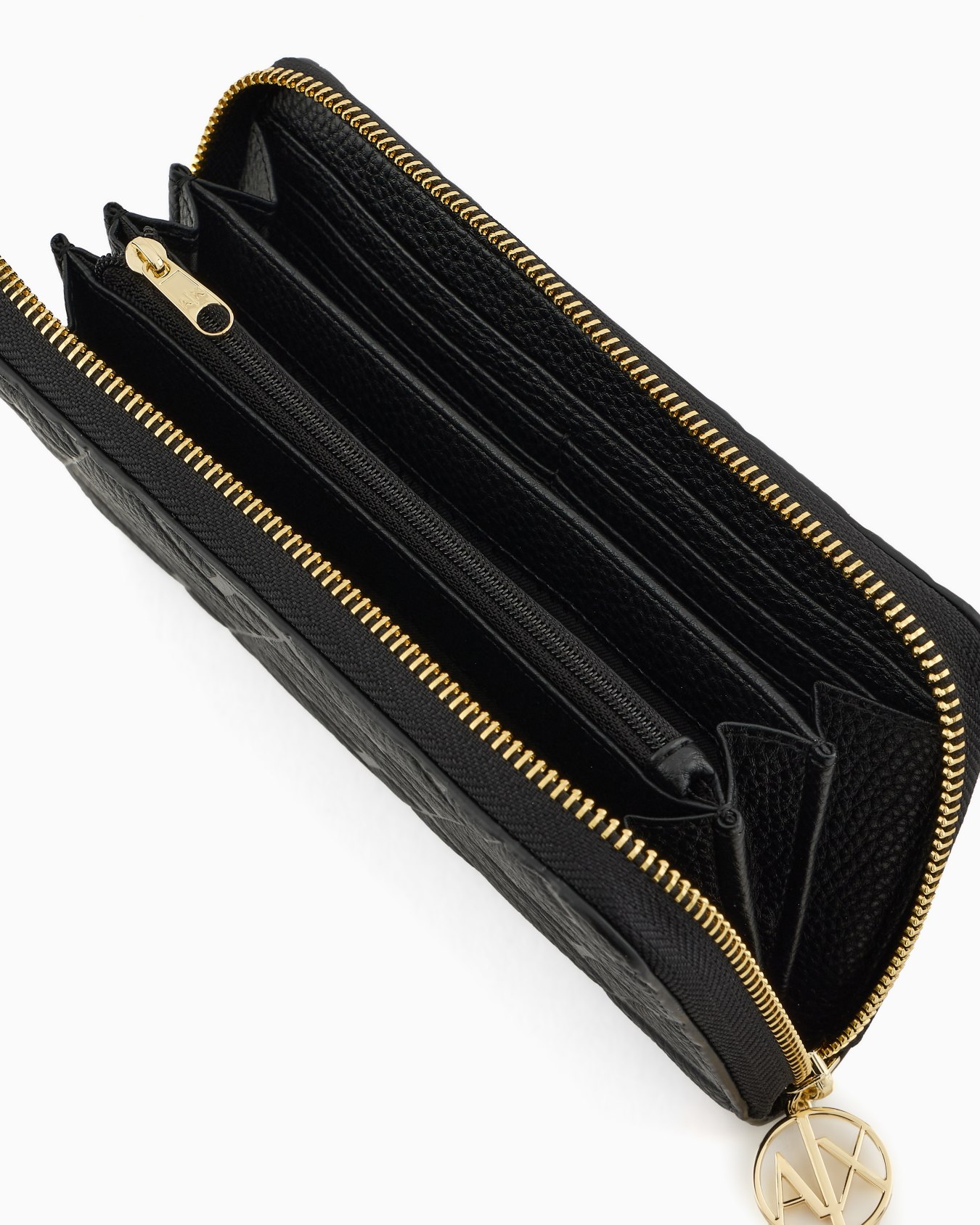 Horizontal wallet with pendant in ASV material Slide 2