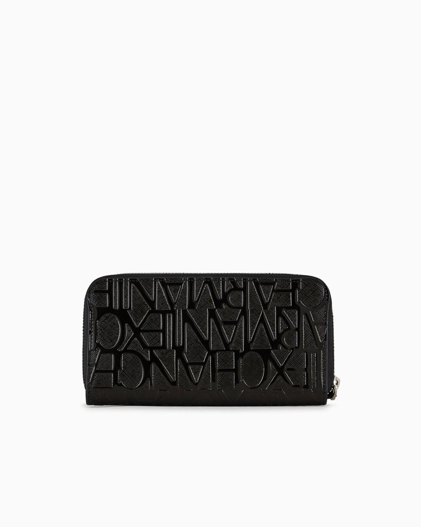 Zip around wallet with maxi allover logo Slide 1