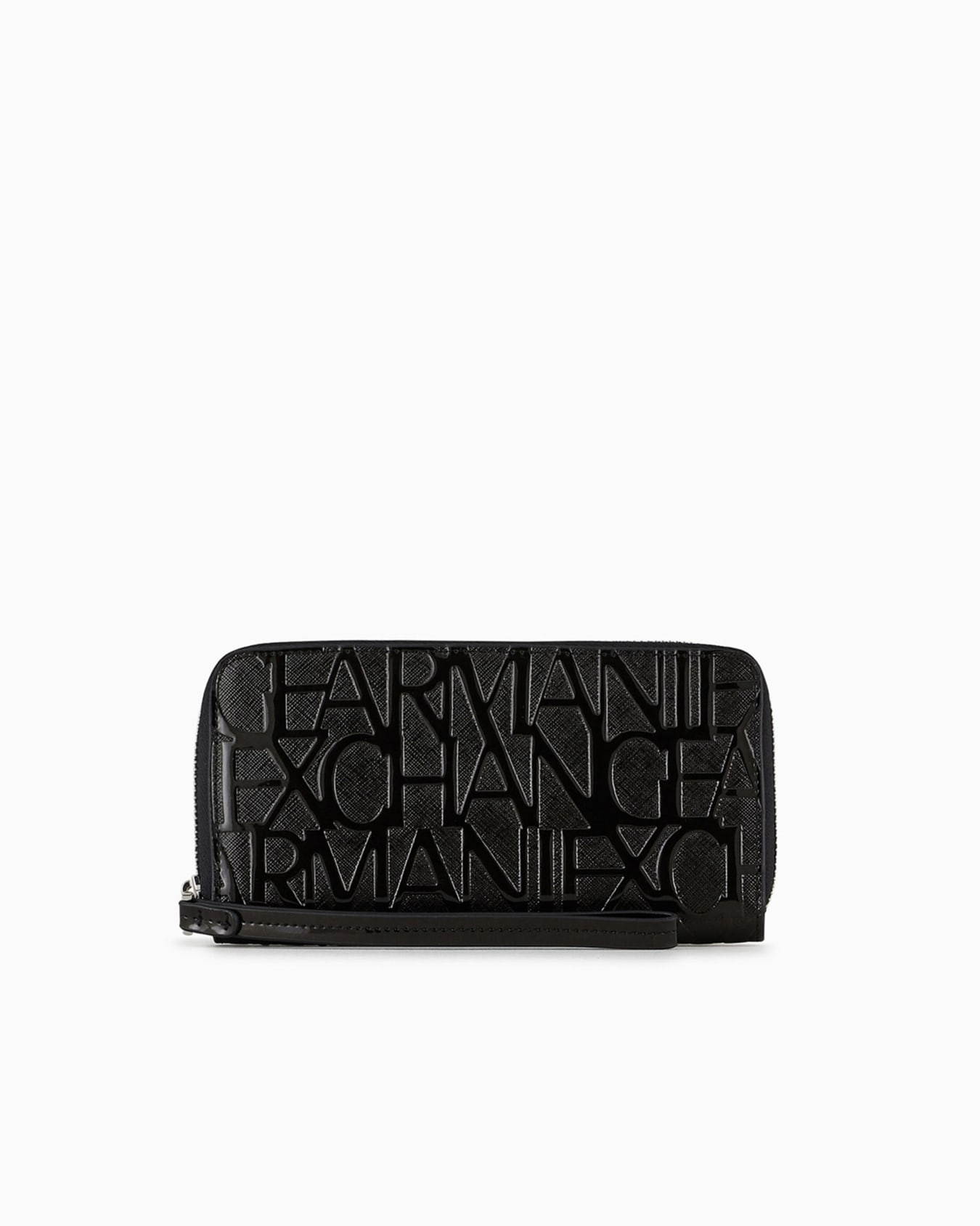 Zip around wallet with maxi allover logo Slide 0