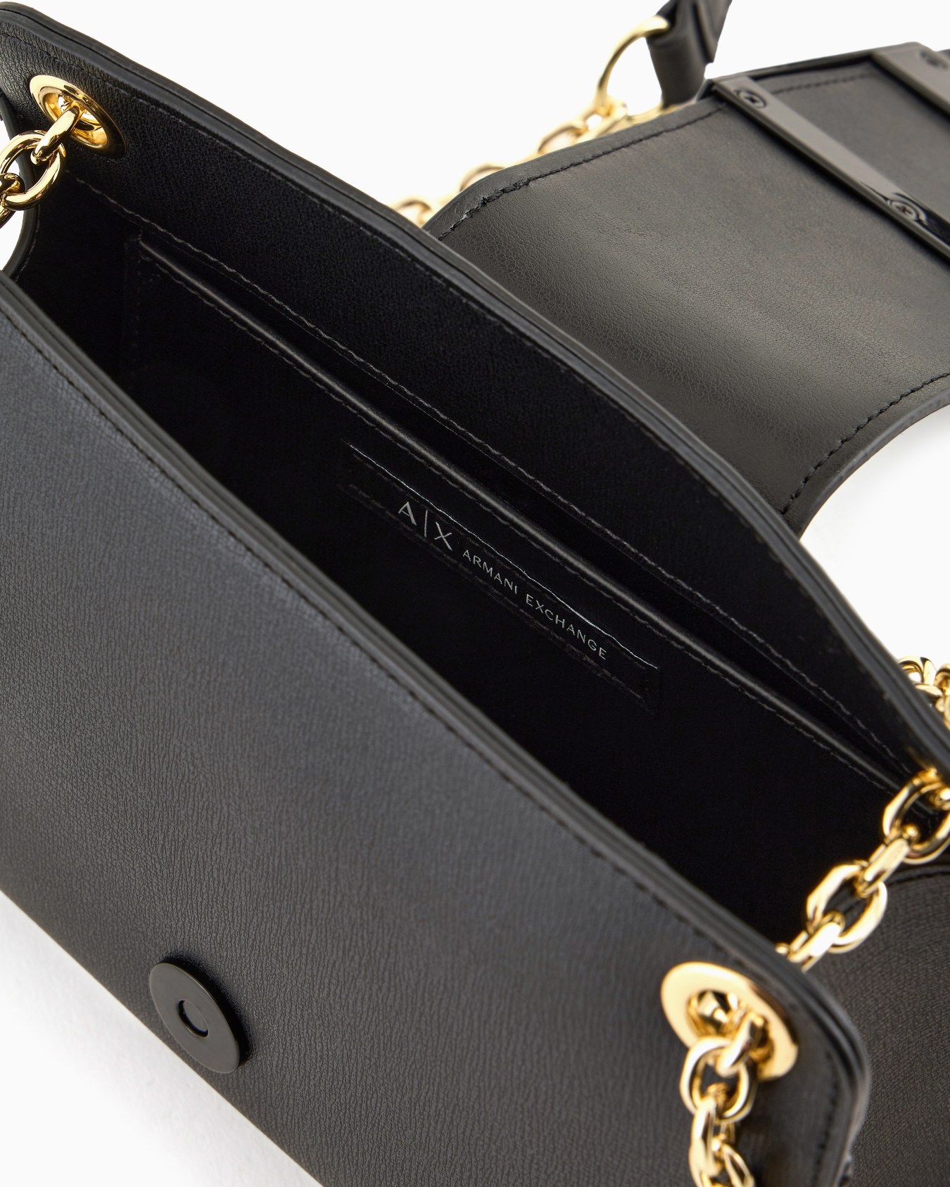 Bag with monogram logo and chain shoulder strap Slide 3