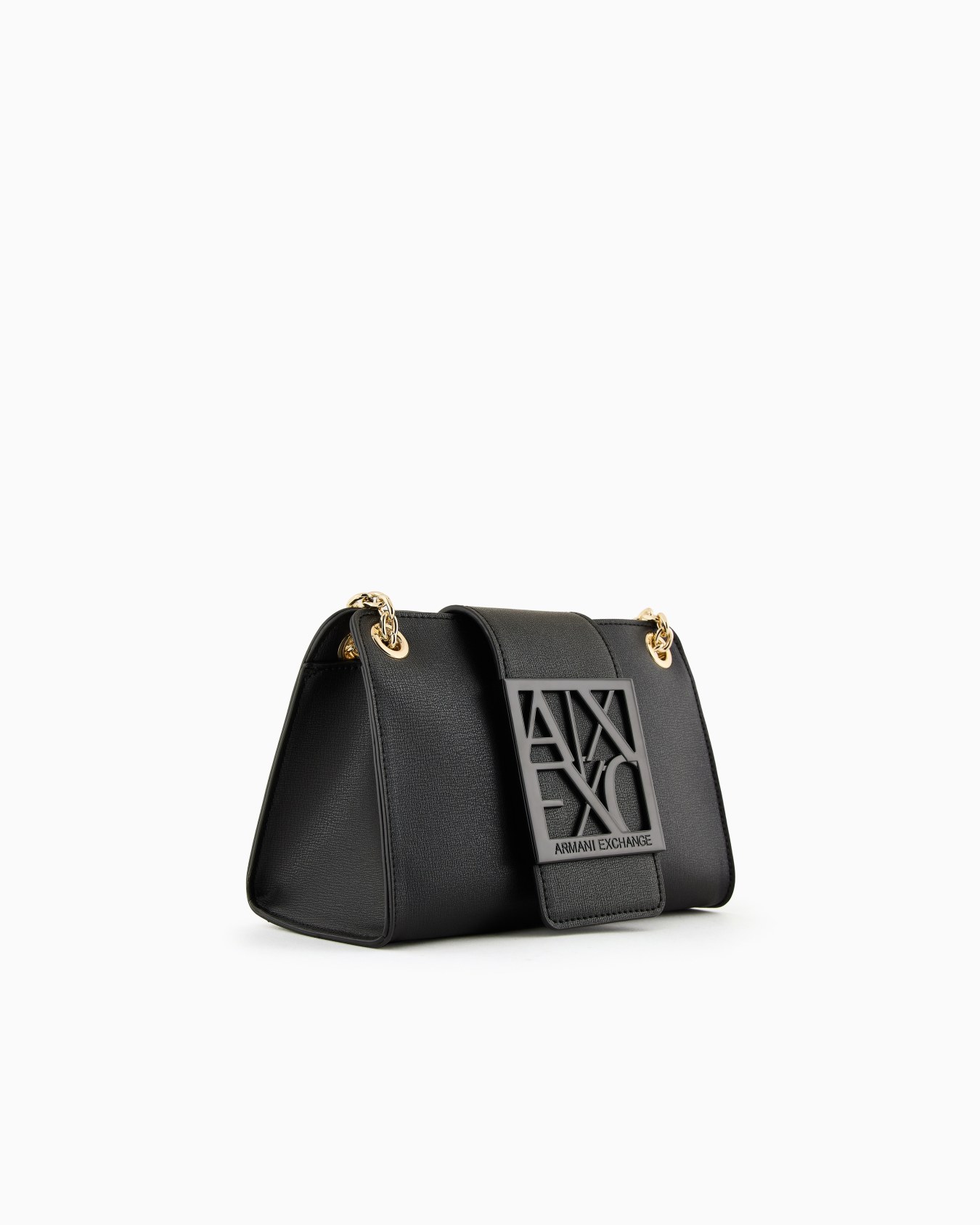 Bag with monogram logo and chain shoulder strap Slide 1