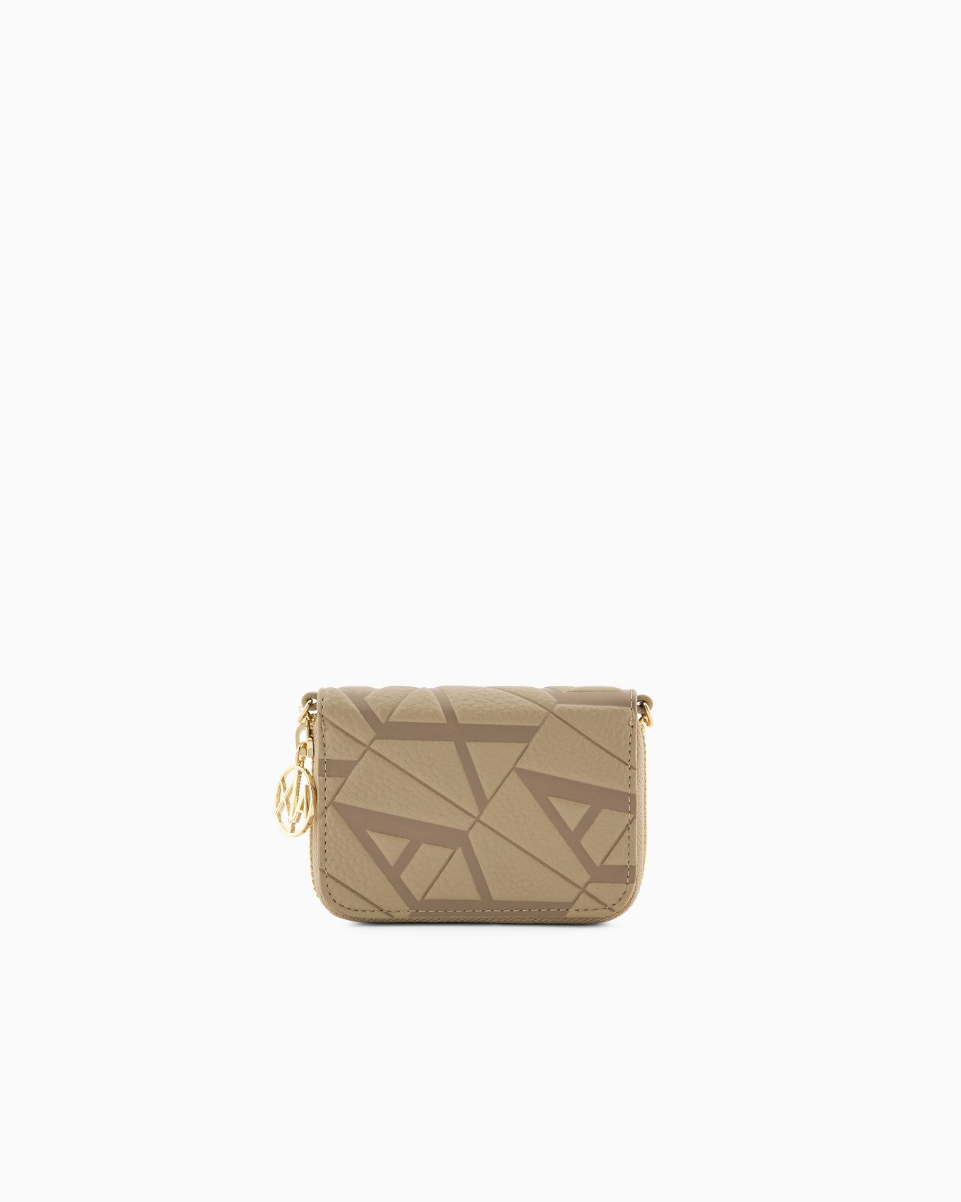 Mini wallet with monogram logo and chain Slide 2
