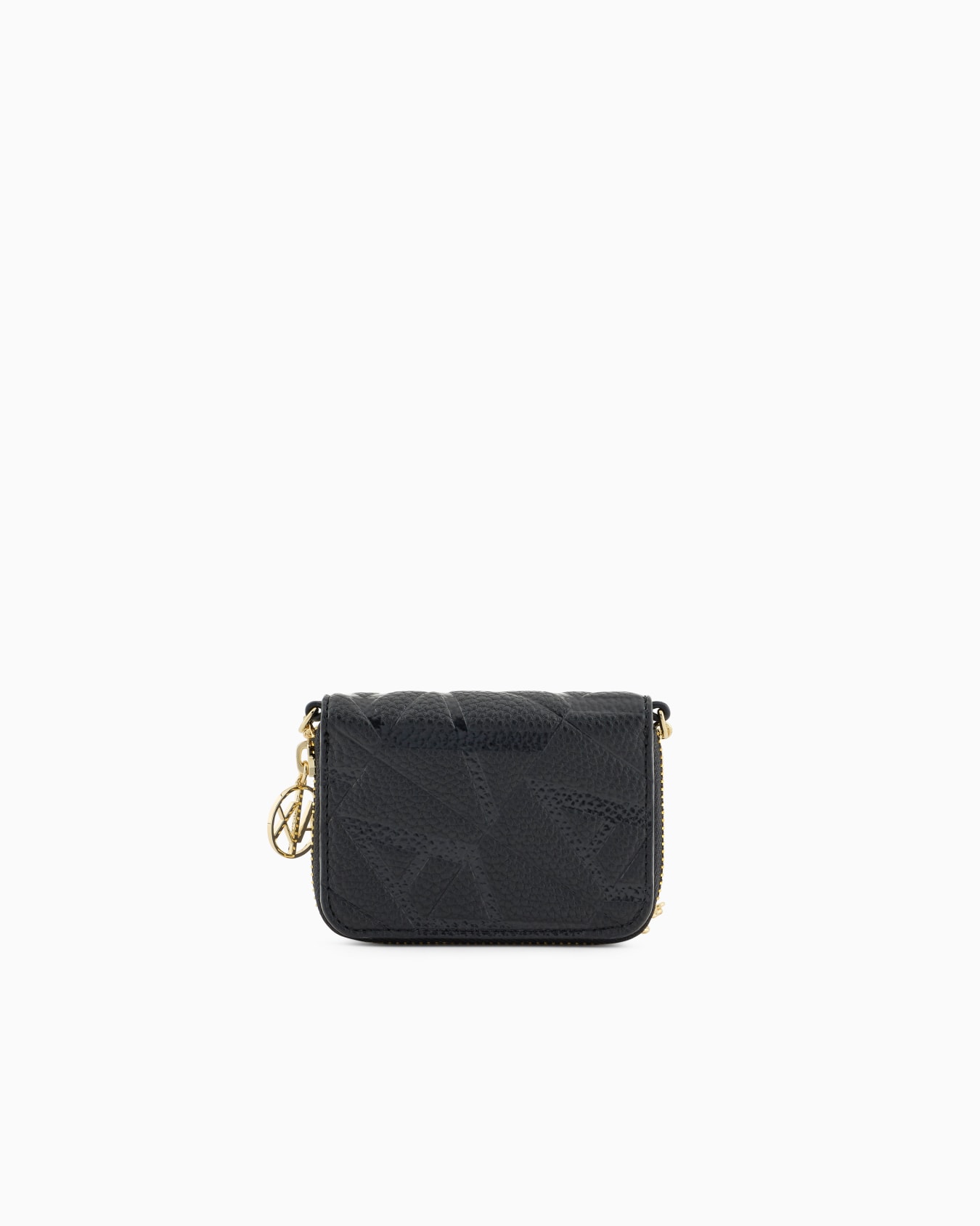 Mini wallet with monogram logo and chain Slide 2