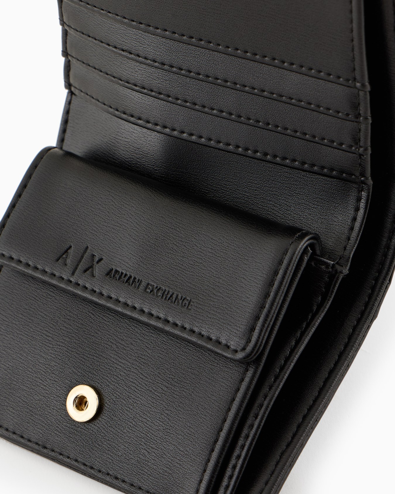 ASV Gold Monogram Logo Wallet Diapositiva 3