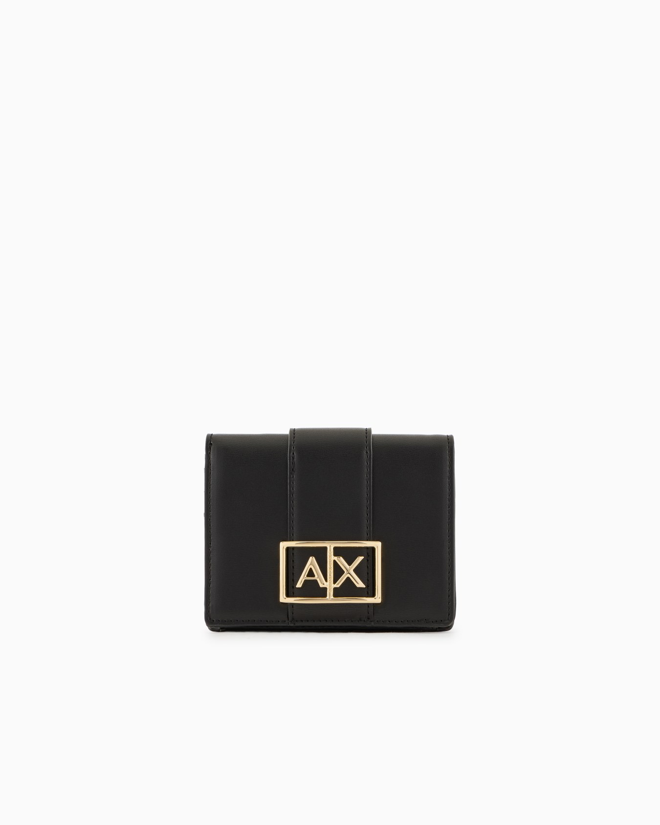 Portafoglio con logo monogram dorato ASV Slide 0