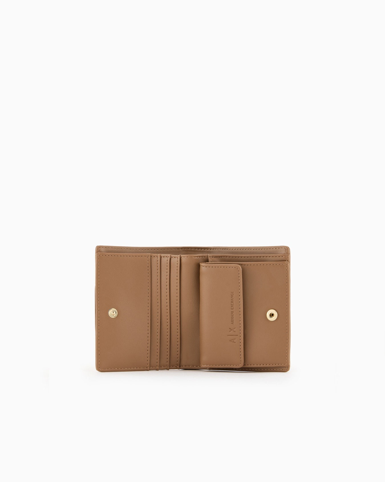 Cartera con logo monograma ASV dorado Diapositiva 2