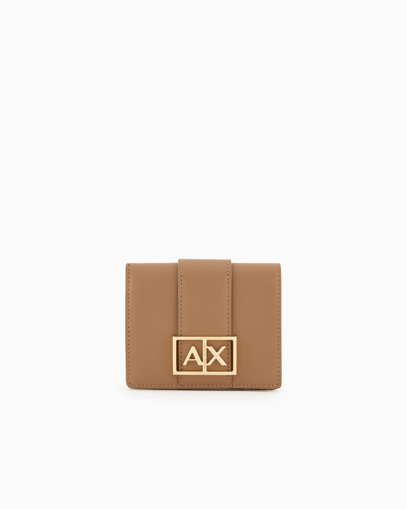 Cartera con logo monograma ASV dorado Diapositiva 0