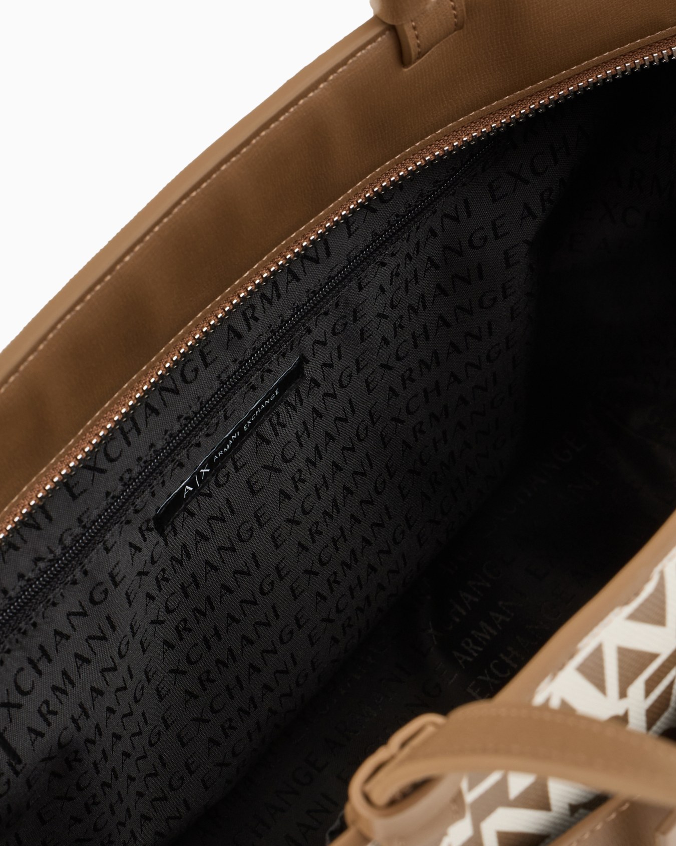 Shopper bag with allover contrasting logo Slide 3