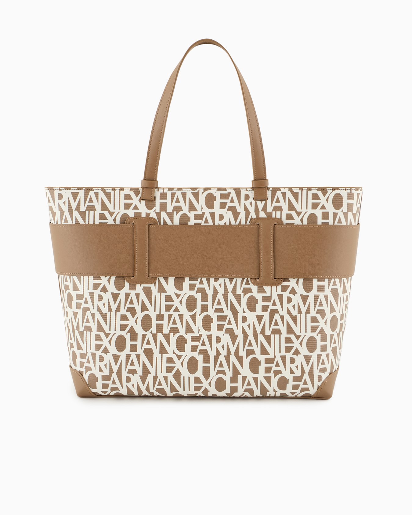 Shopper bag with allover contrasting logo Slide 2