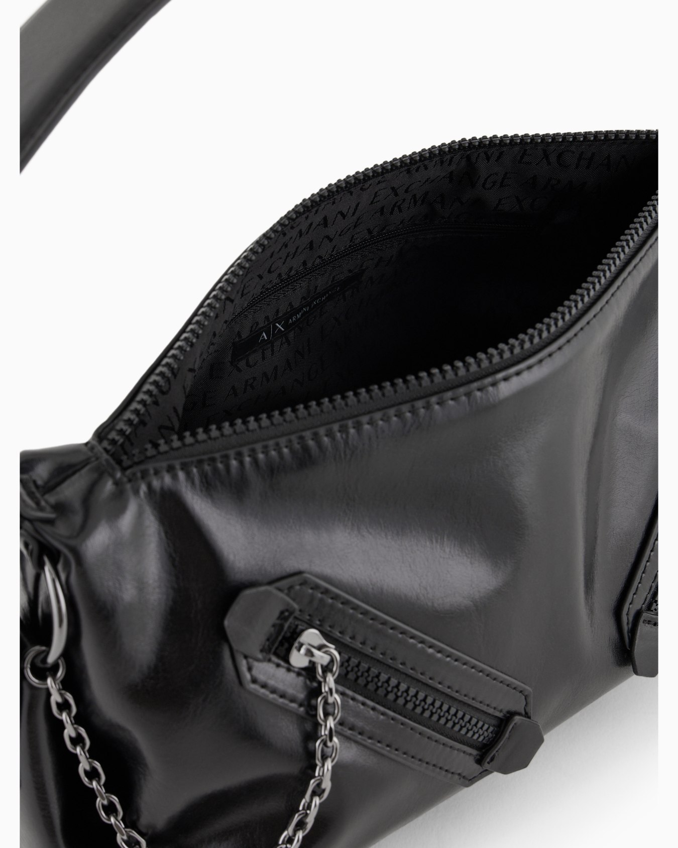 Shoulder bag with decorative zips Diapositiva 3