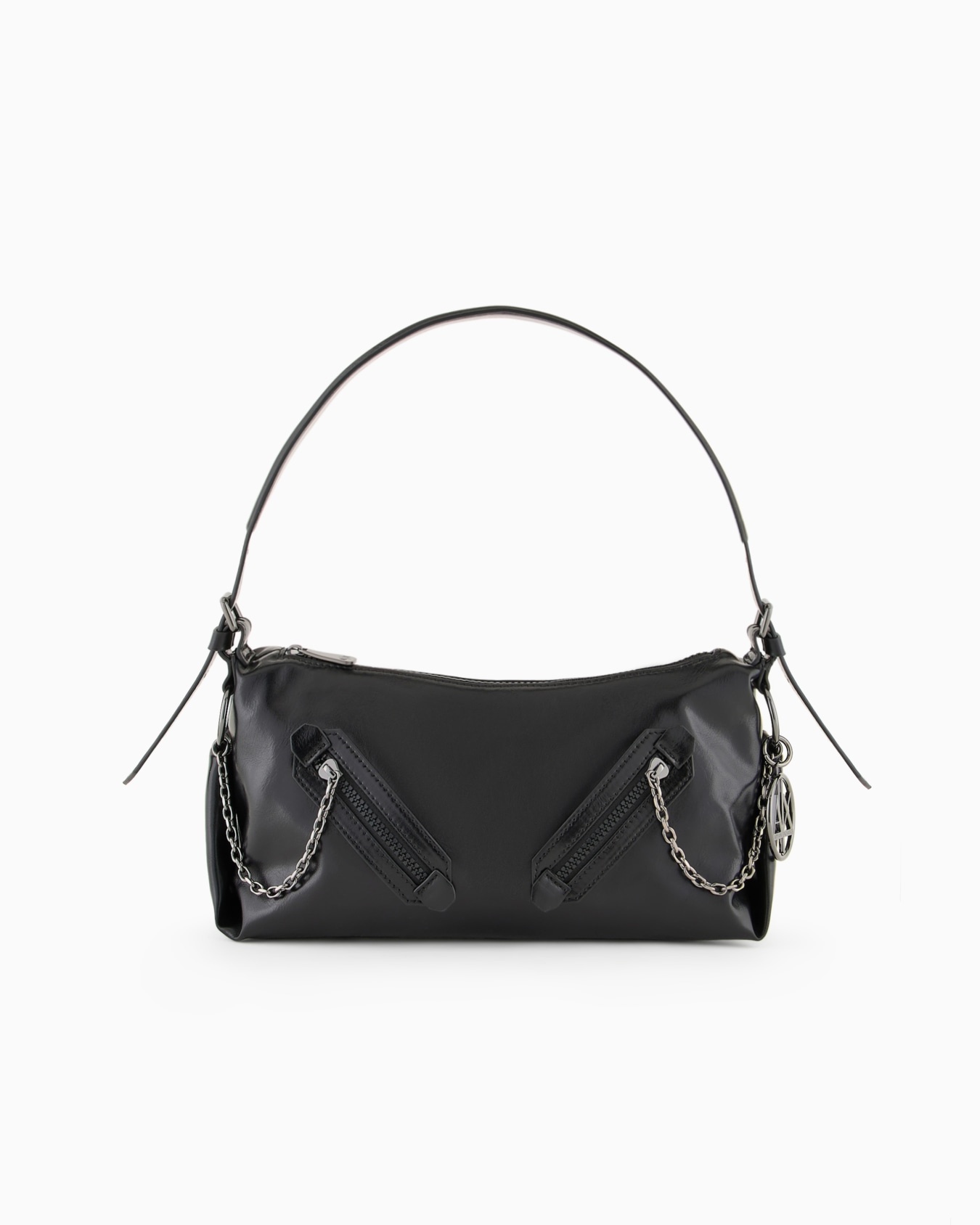 Shoulder bag with decorative zips Diapositiva 0