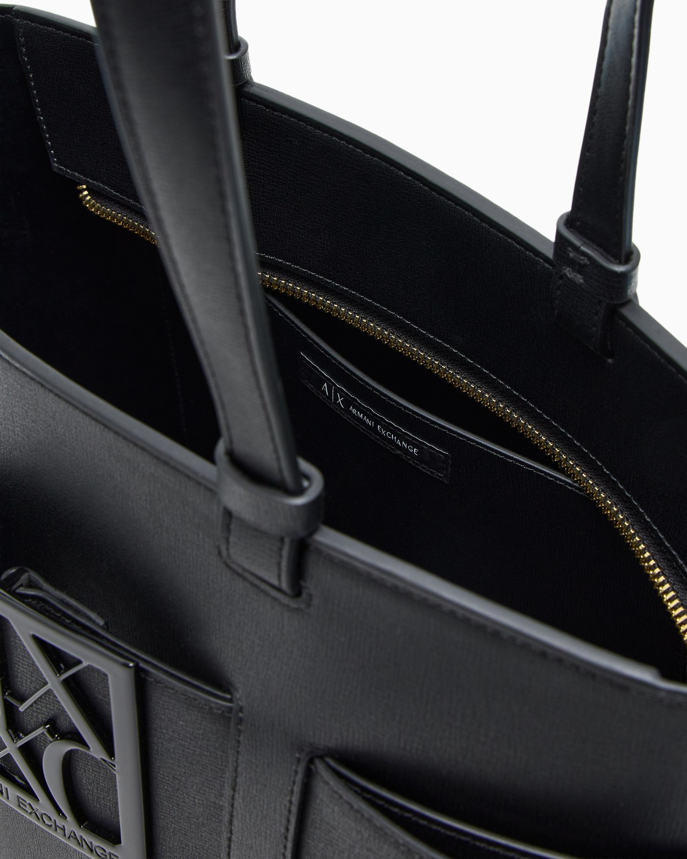 Sac cabas moyen avec monogramme ton sur ton Diapositive 3