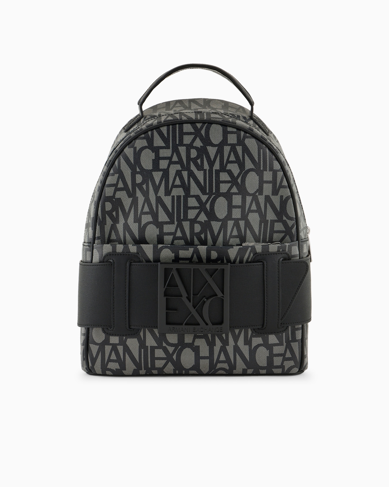 Backpack with contrasting allover logo Slide 0