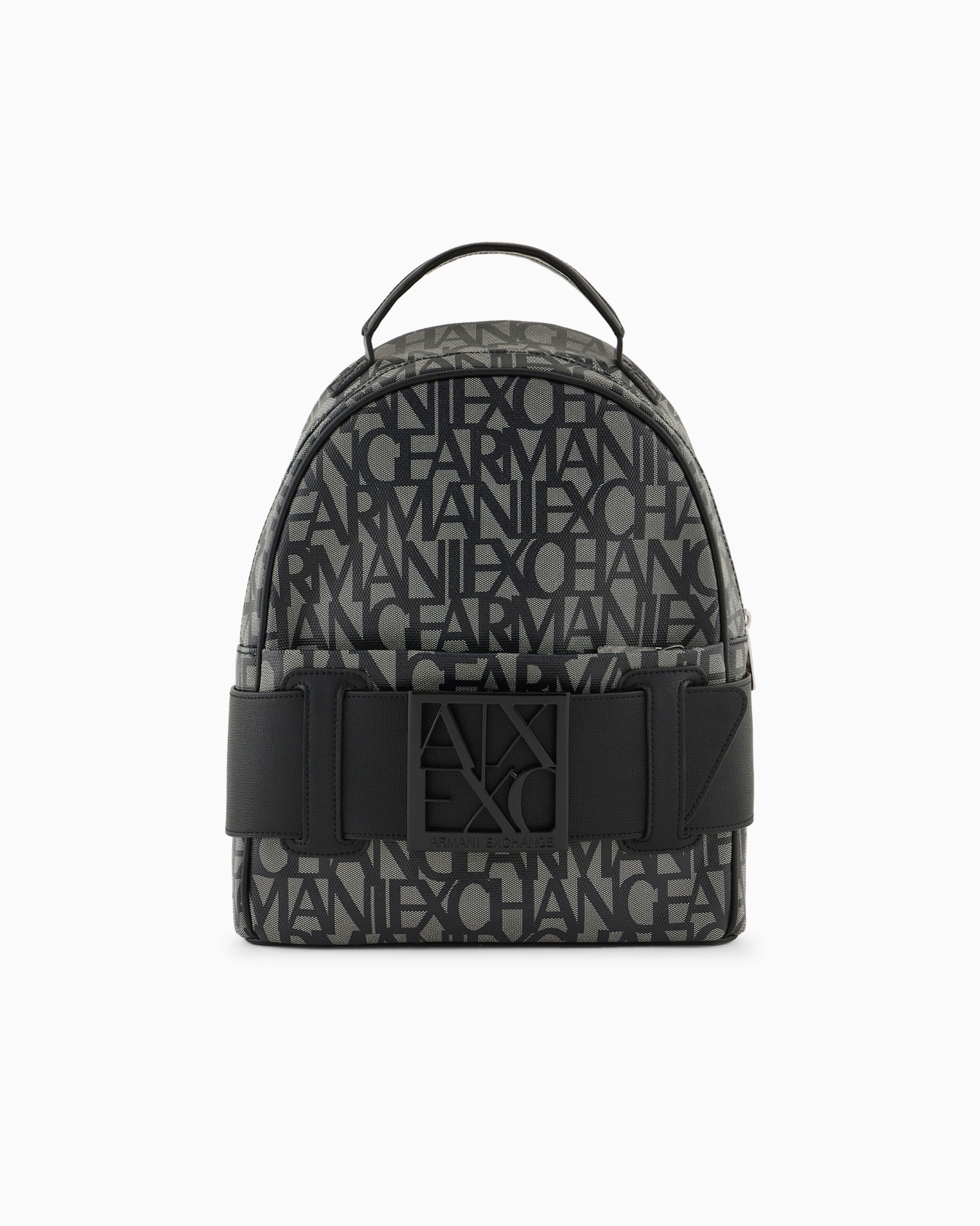 Backpack with contrasting allover logo Slide 0