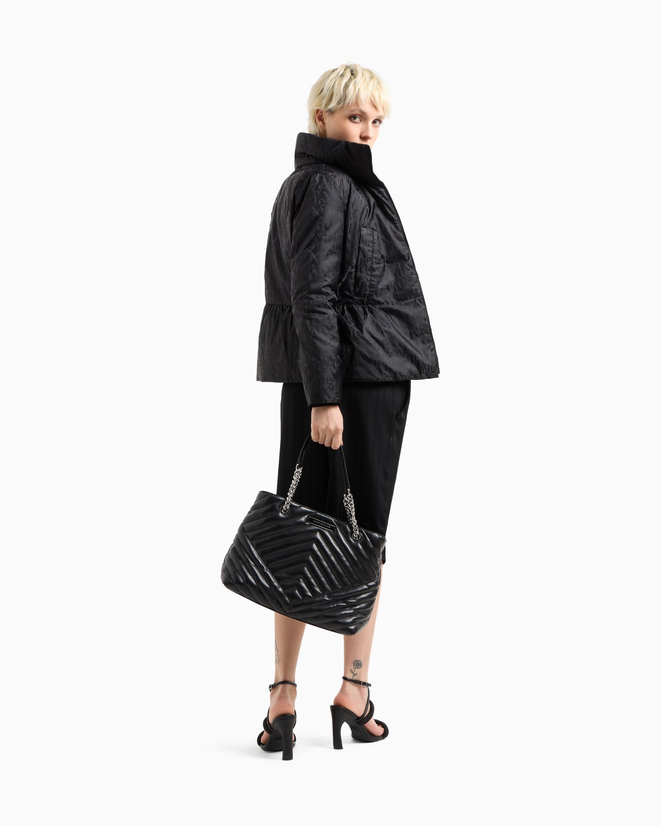 Bolso shopper Matelassé con asas de cadena Diapositiva 5